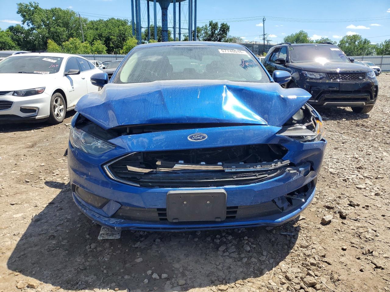 2017 Ford Fusion Se Blue vin: 3FA6P0HD5HR282957