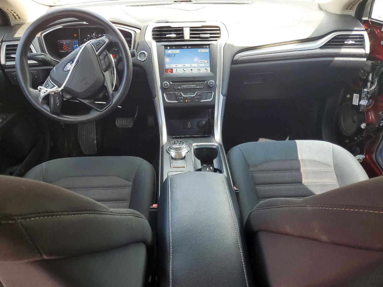 2017 Ford Fusion Se Maroon vin: 3FA6P0HD5HR304049