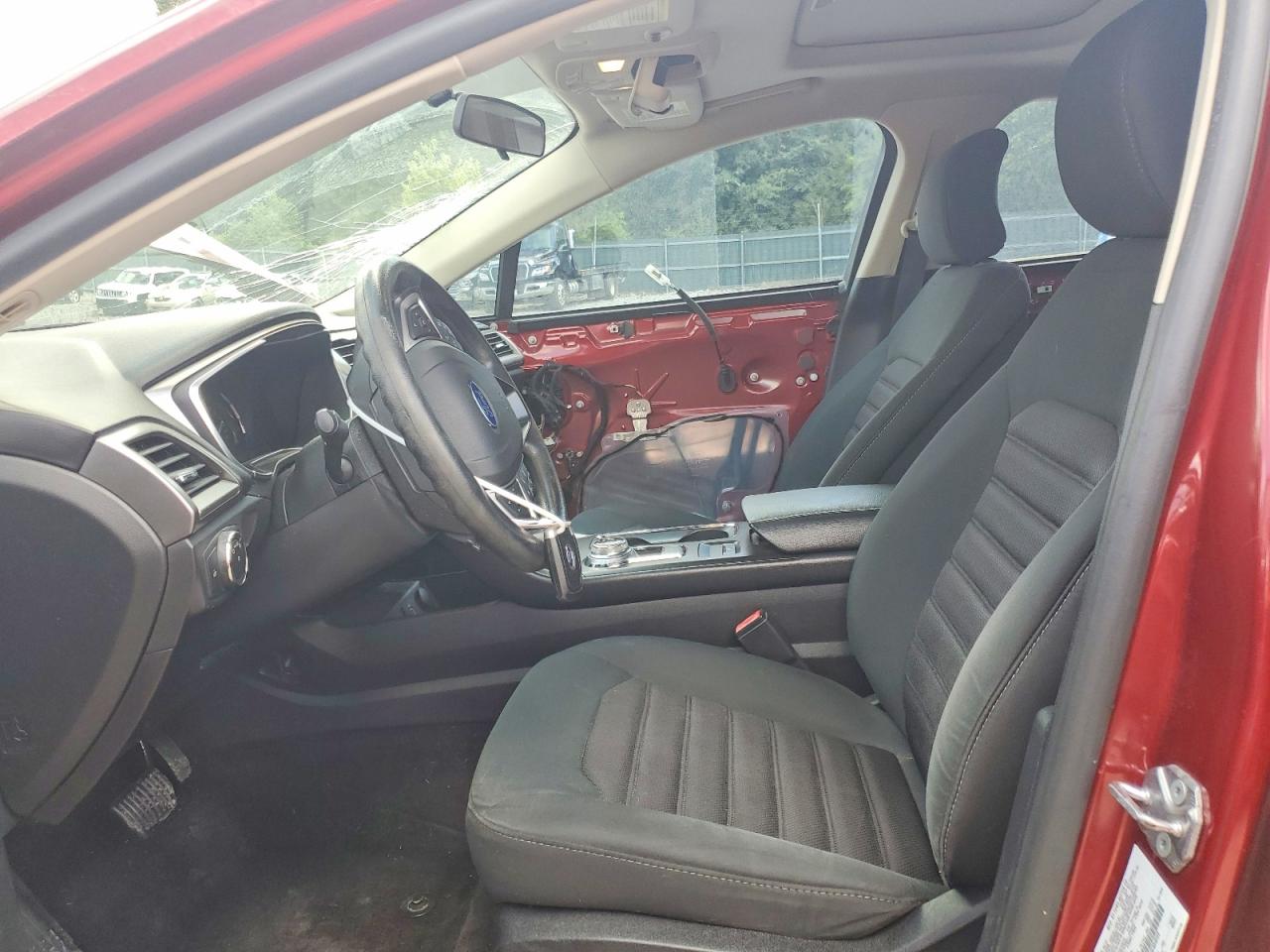 2017 Ford Fusion Se Maroon vin: 3FA6P0HD5HR304049