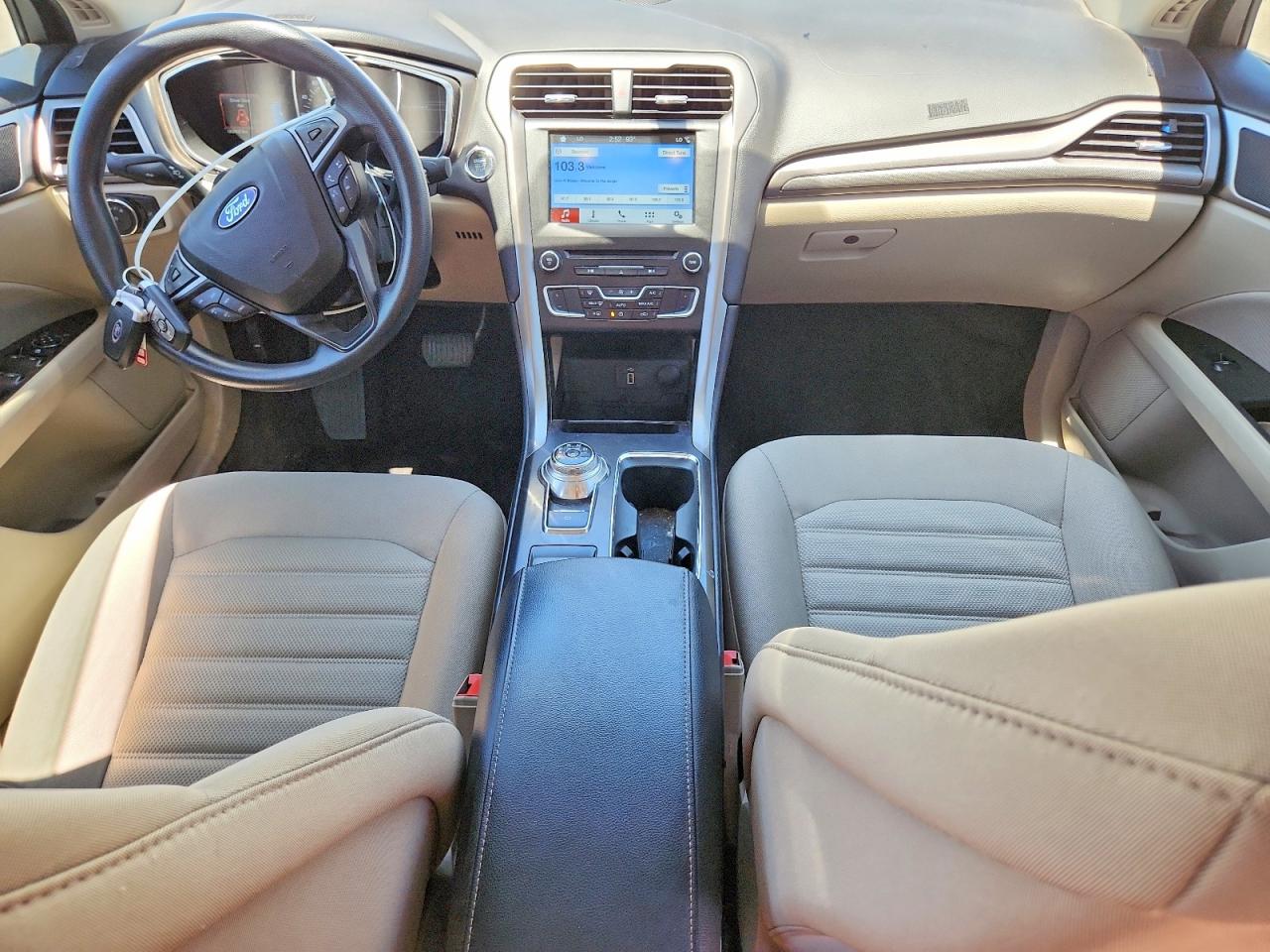 2017 Ford Fusion Se White vin: 3FA6P0HD5HR313365