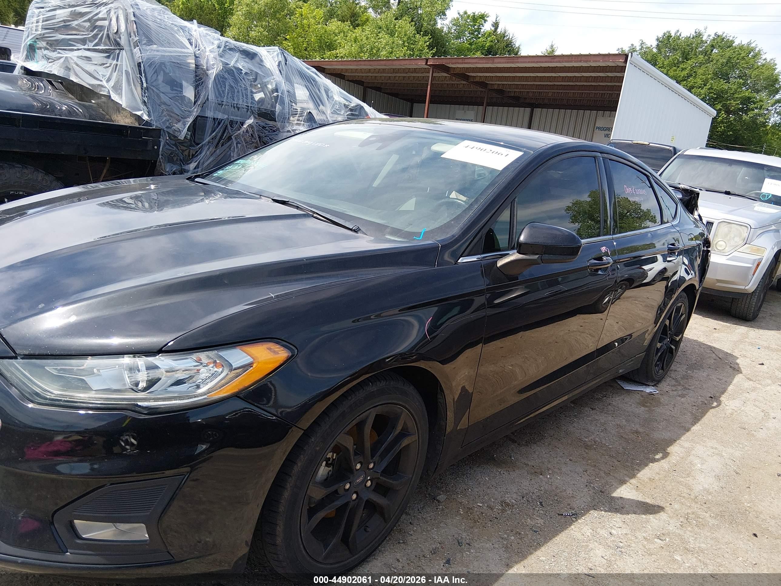 2020 Ford Fusion Se Black vin: 3FA6P0HD5LR110937