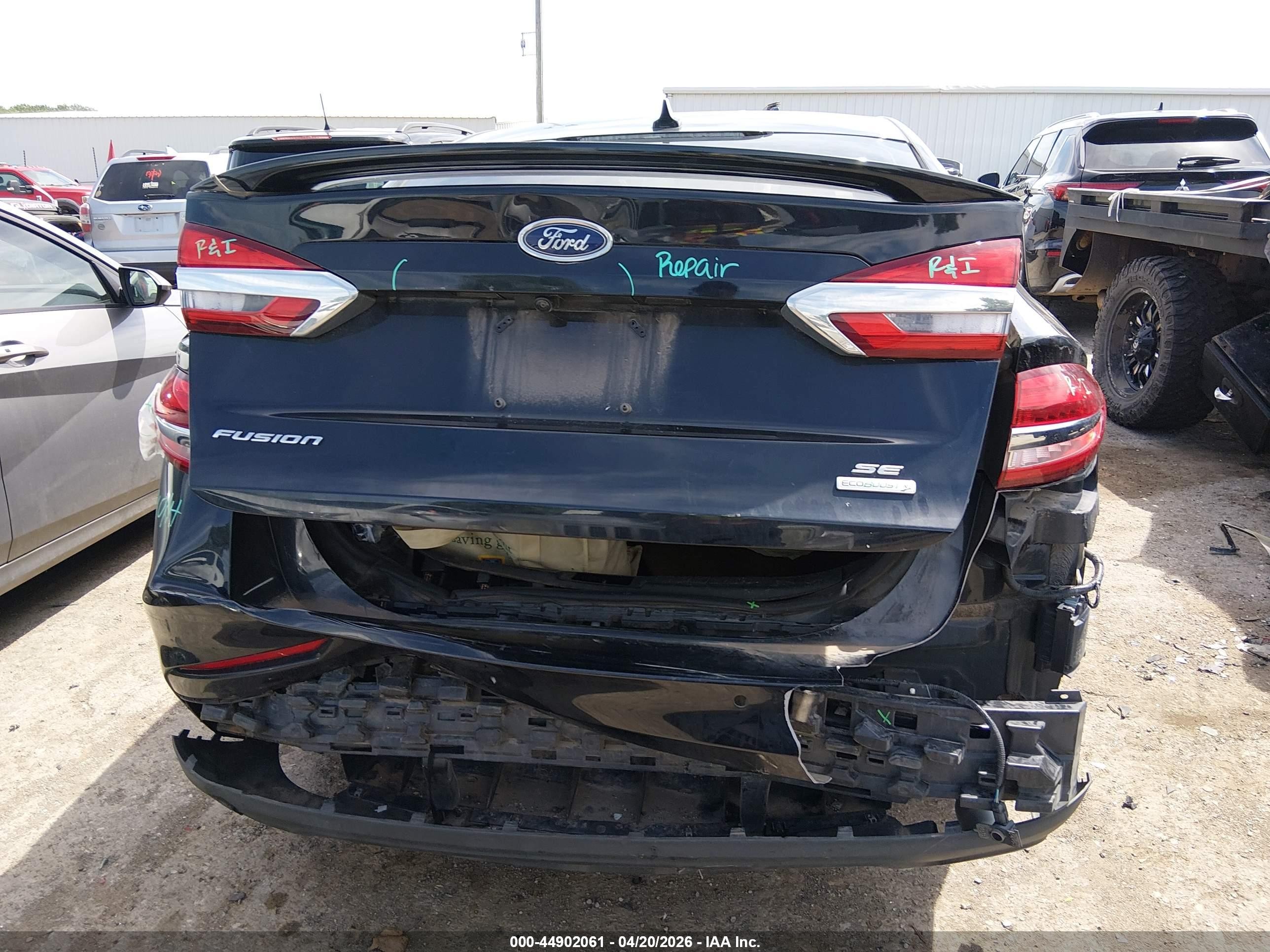2020 Ford Fusion Se Black vin: 3FA6P0HD5LR110937