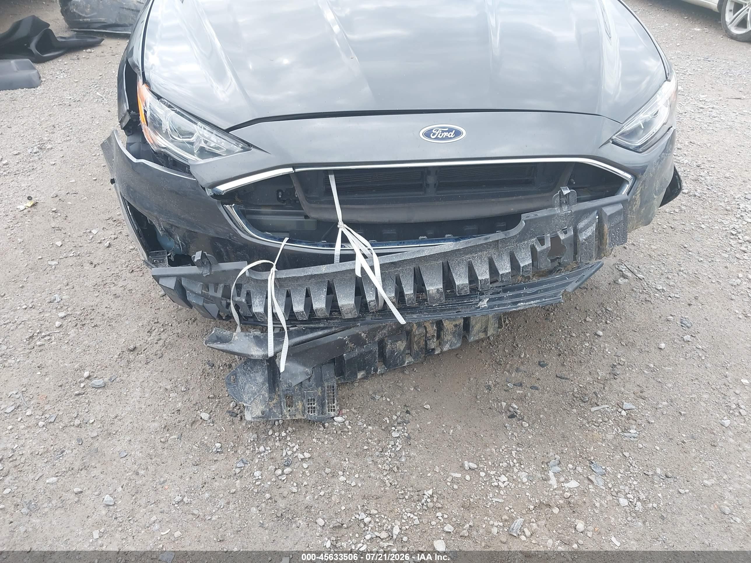 2020 Ford Fusion Se Серый vin: 3FA6P0HD5LR140701