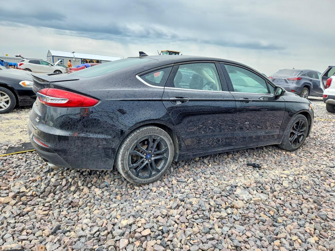 2020 Ford Fusion Se Black vin: 3FA6P0HD5LR233170