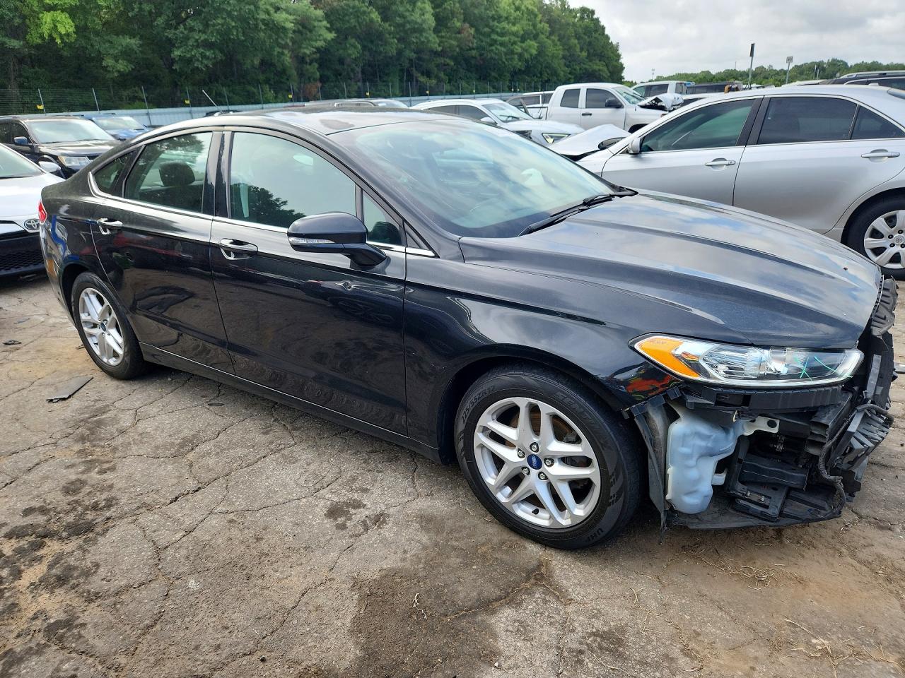 2014 Ford Fusion Se Black vin: 3FA6P0HD6ER130889