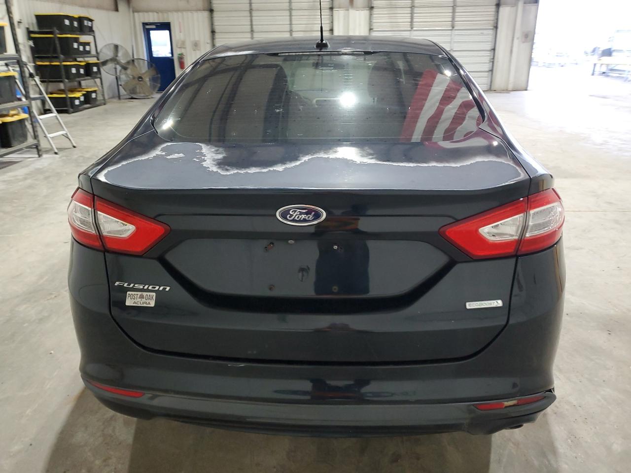 2014 Ford Fusion Se Black vin: 3FA6P0HD6ER149541 Damage: Deck Lid, Peeling, > 12 Inches