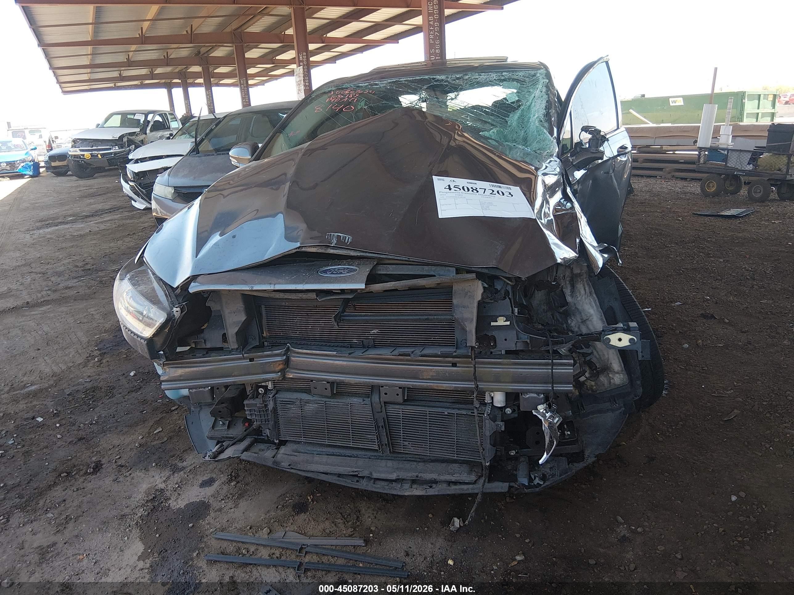 2014 Ford Fusion Se Серый vin: 3FA6P0HD6ER168140