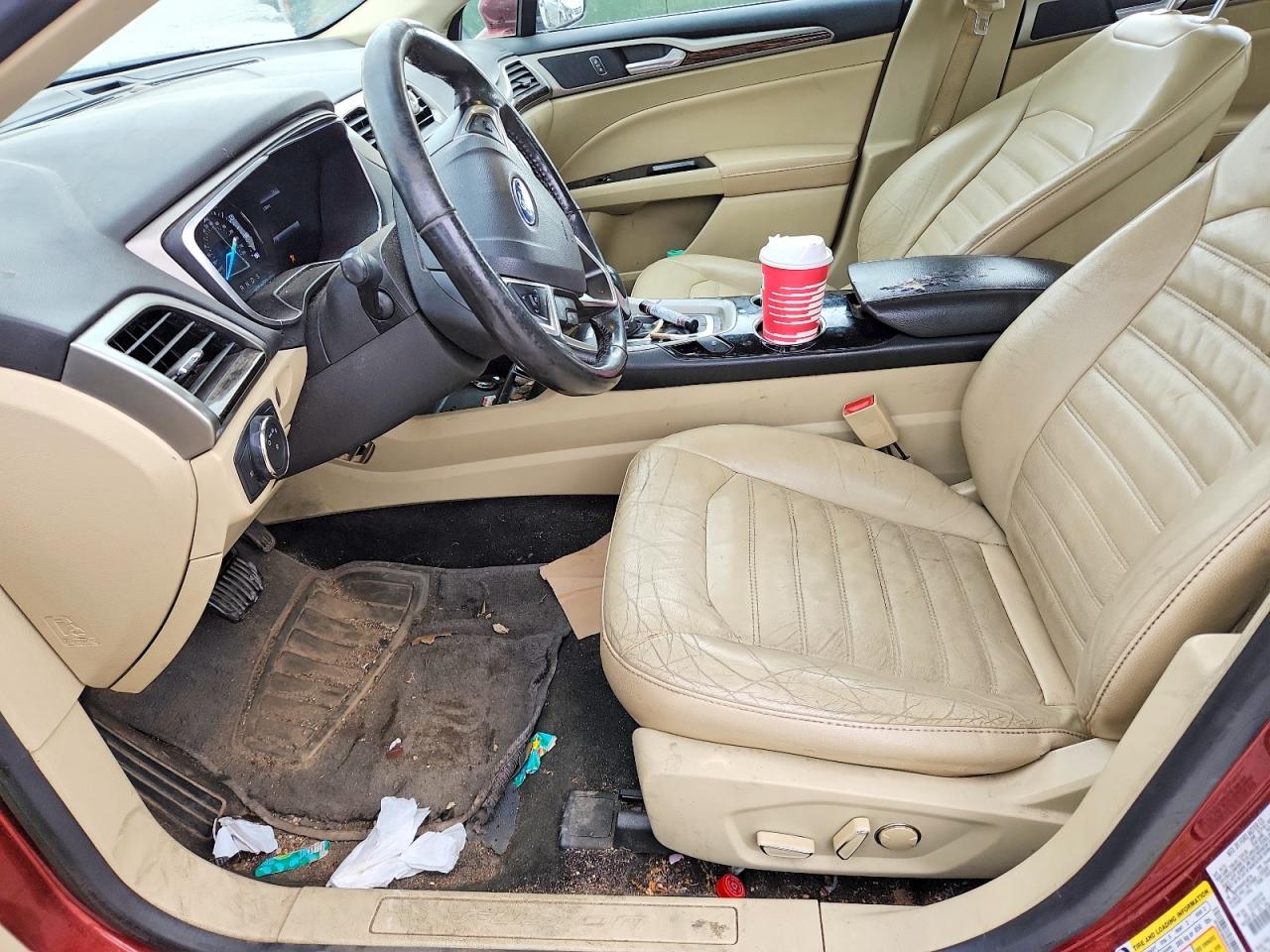 2014 Ford Fusion Se Коричневый vin: 3FA6P0HD6ER168736