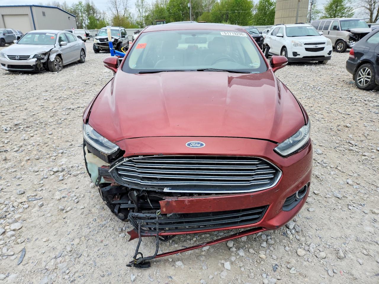 2014 Ford Fusion Se Коричневый vin: 3FA6P0HD6ER168736