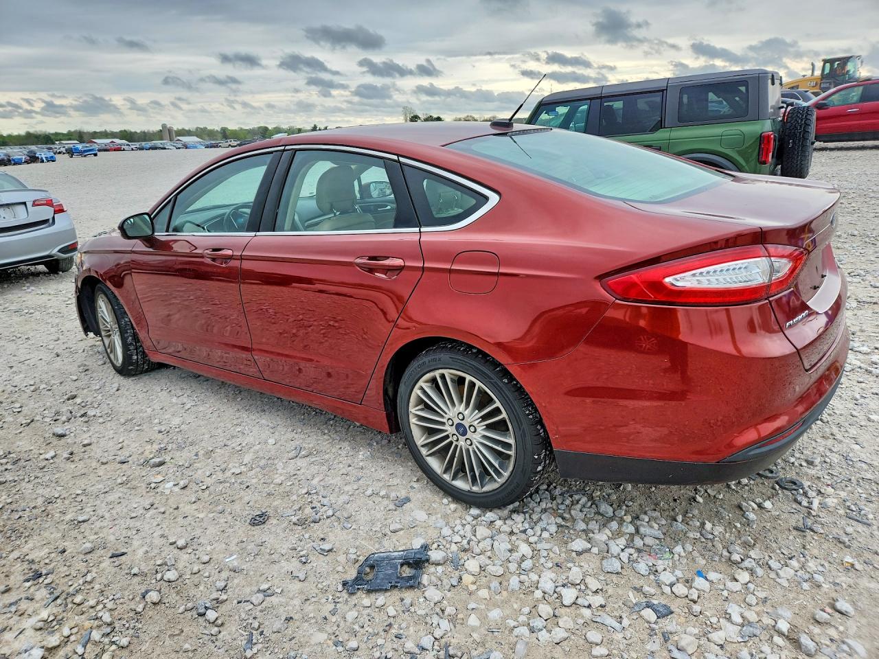 2014 Ford Fusion Se Коричневый vin: 3FA6P0HD6ER168736