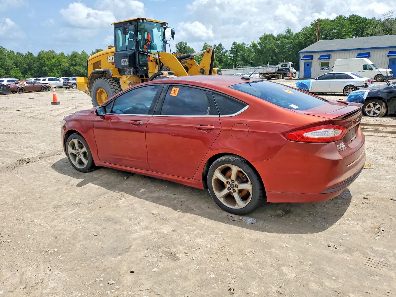 2014 Ford Fusion Se Оранжевый vin: 3FA6P0HD6ER174021