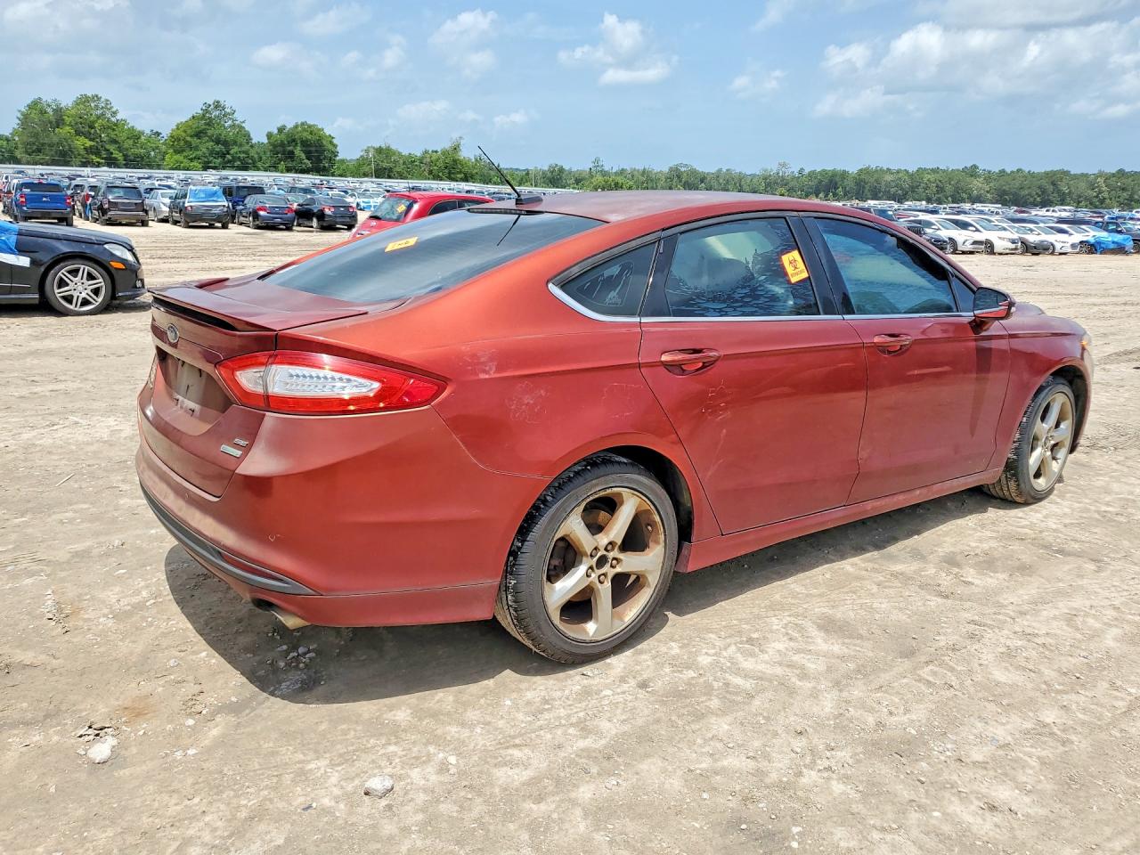2014 Ford Fusion Se Оранжевый vin: 3FA6P0HD6ER174021