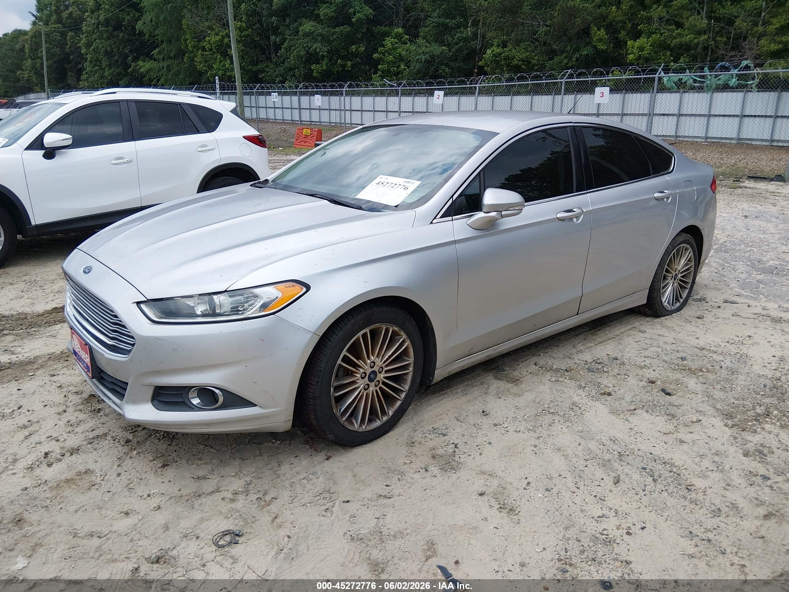 2014 Ford Fusion Se Silver vin: 3FA6P0HD6ER174293