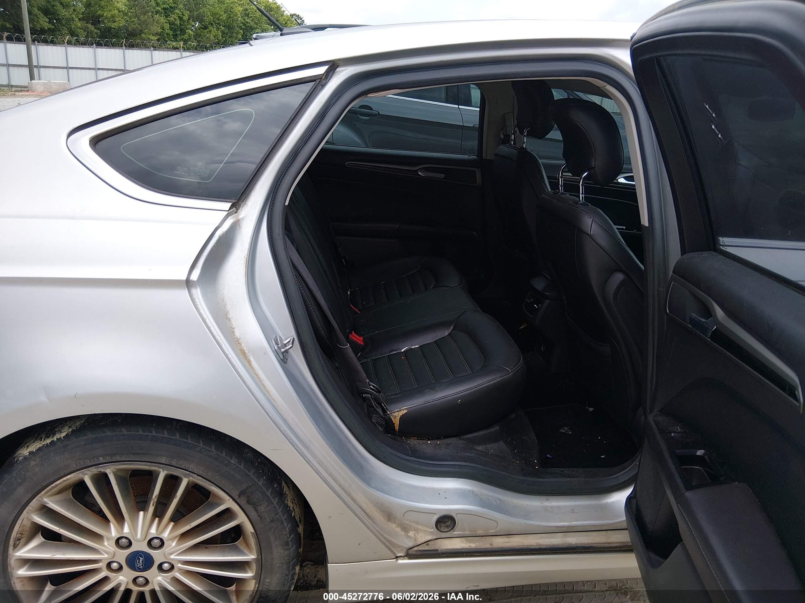 2014 Ford Fusion Se Silver vin: 3FA6P0HD6ER174293