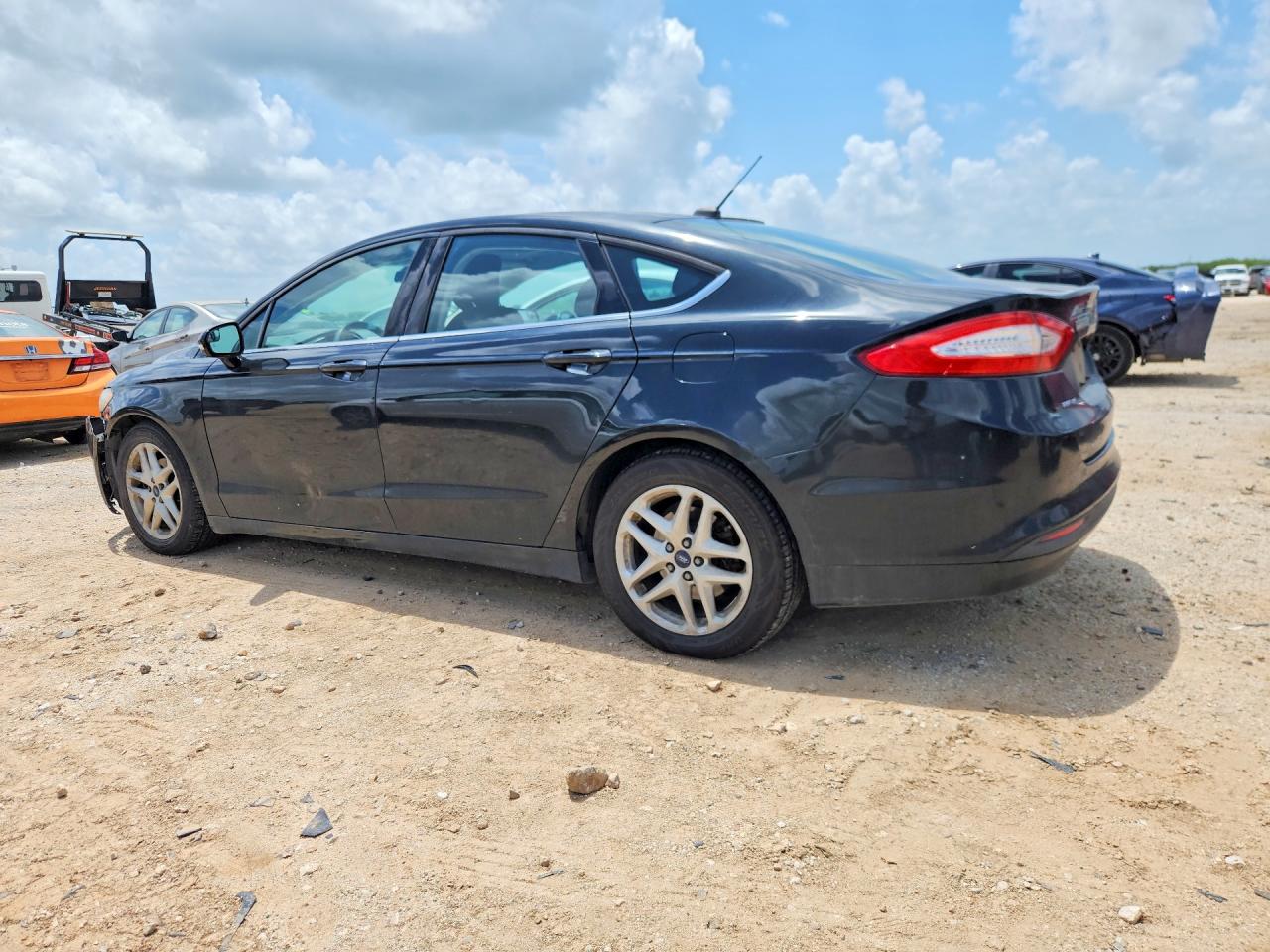 2014 Ford Fusion Se Черный vin: 3FA6P0HD6ER201878