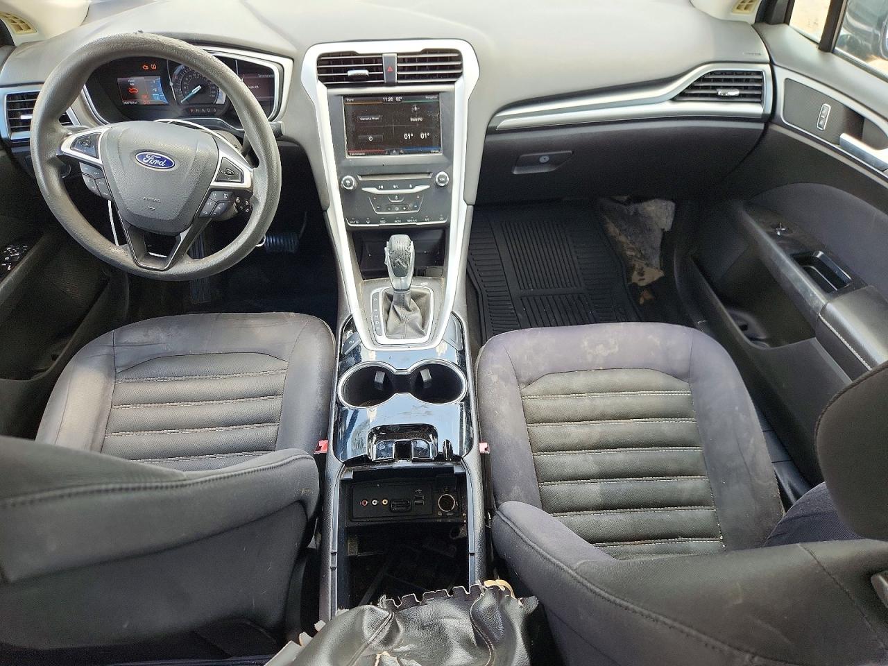 2014 Ford Fusion Se Черный vin: 3FA6P0HD6ER201878