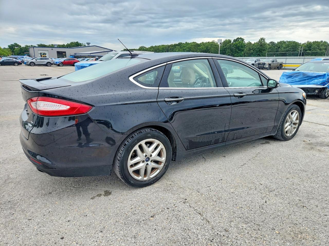 2014 Ford Fusion Se Black vin: 3FA6P0HD6ER202321