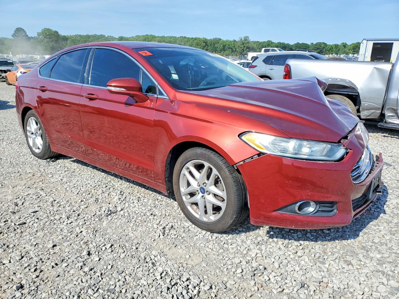 2014 Ford Fusion Красный vin: 3FA6P0HD6ER212427