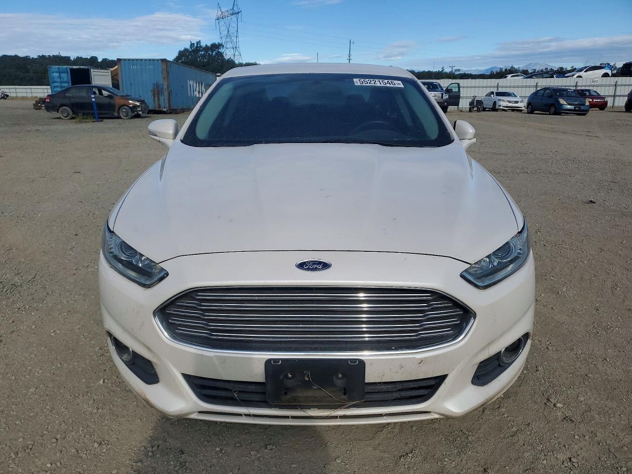 2014 Ford Fusion Se White vin: 3FA6P0HD6ER212458