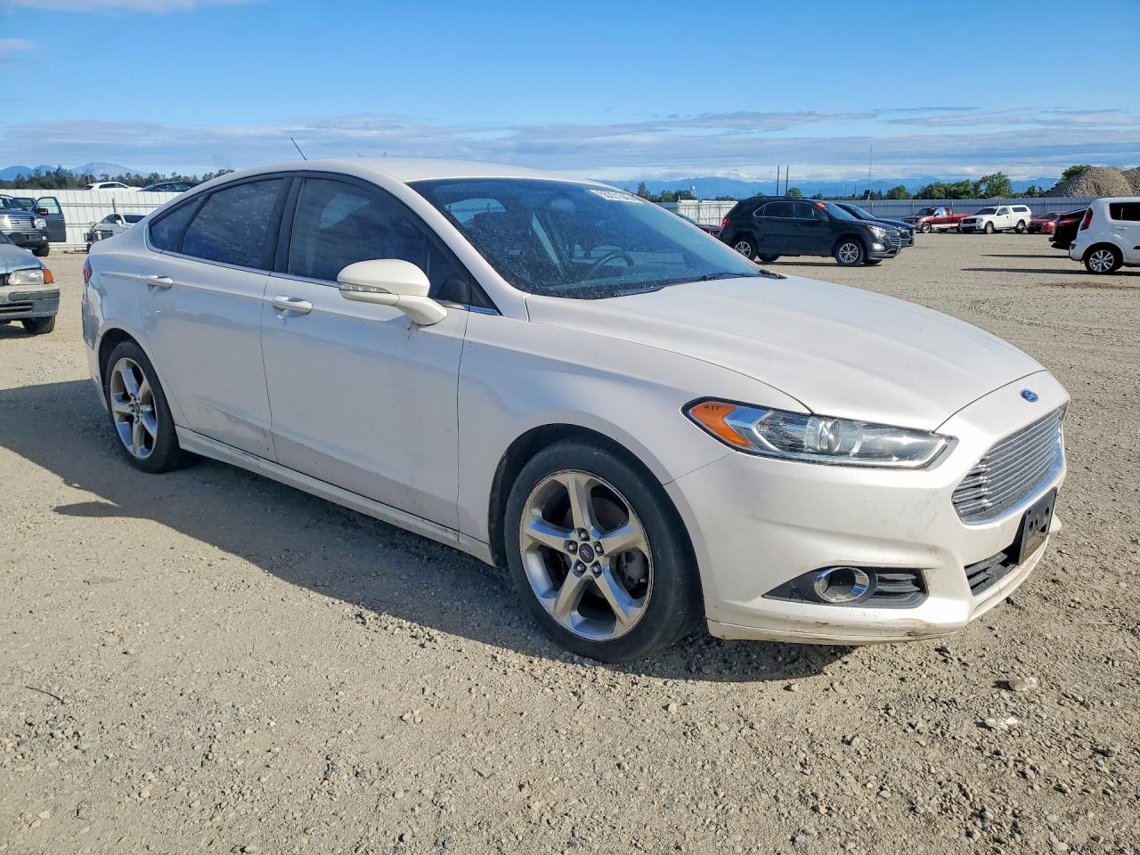 2014 Ford Fusion Se White vin: 3FA6P0HD6ER212458