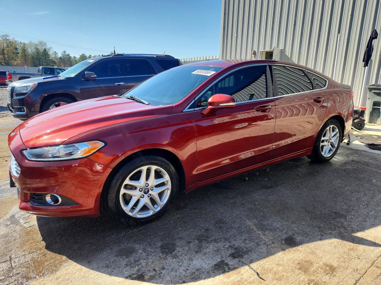 2014 Ford Fusion Se Red vin: 3FA6P0HD6ER214064