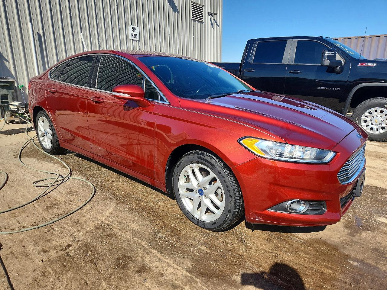 2014 Ford Fusion Se Red vin: 3FA6P0HD6ER214064