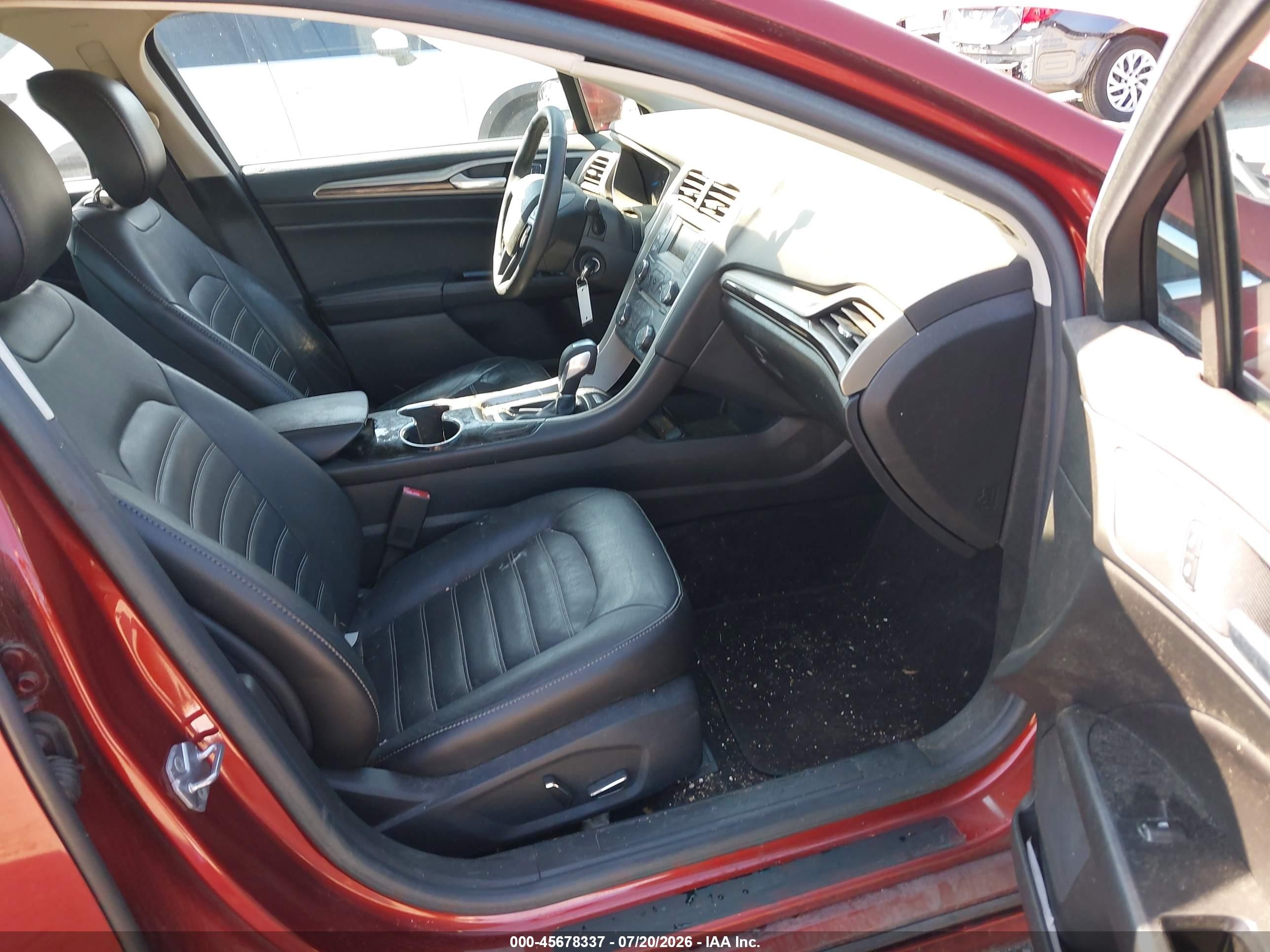 2014 Ford Fusion Se Бордовый vin: 3FA6P0HD6ER216736