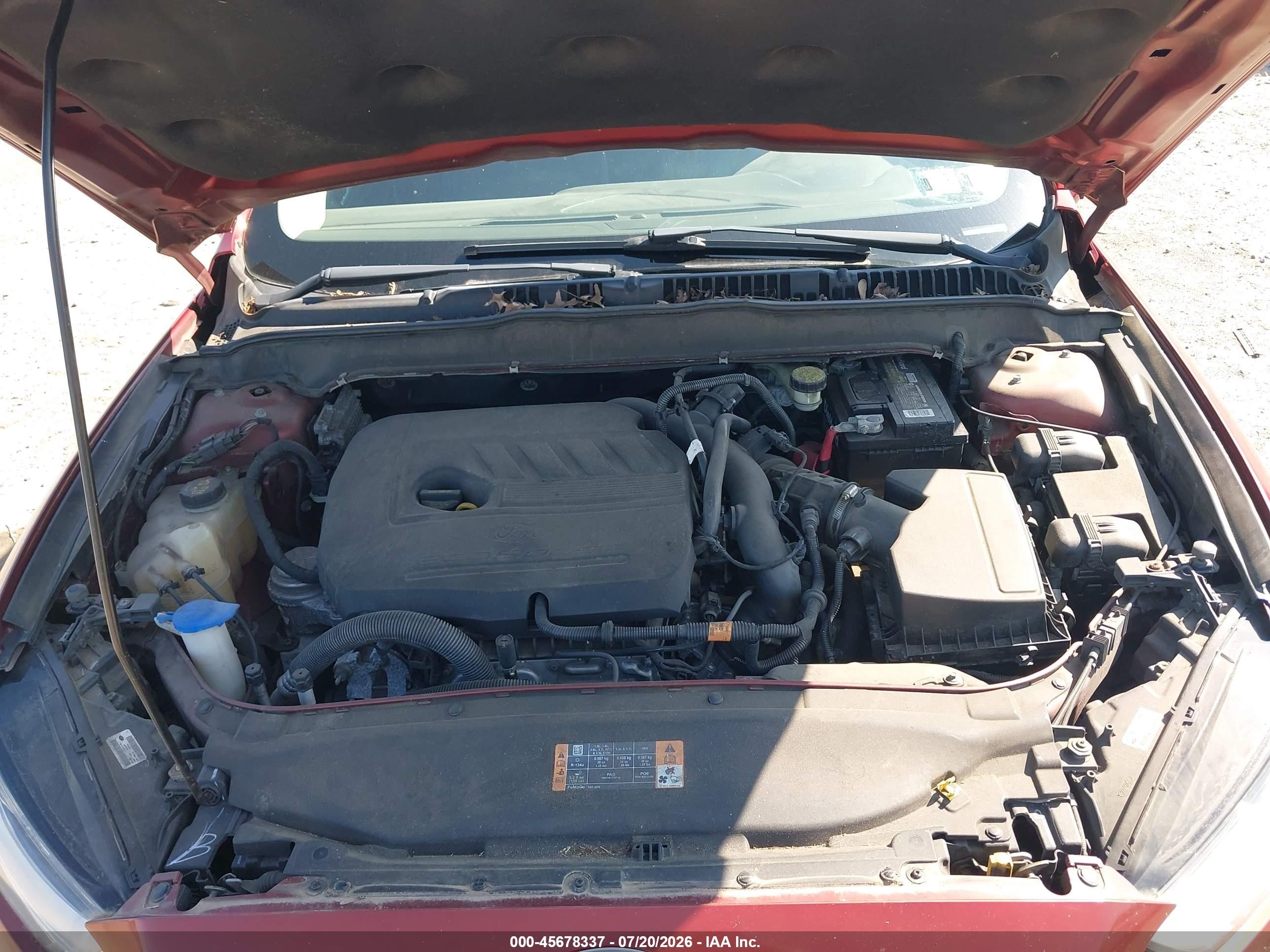 2014 Ford Fusion Se Бордовый vin: 3FA6P0HD6ER216736
