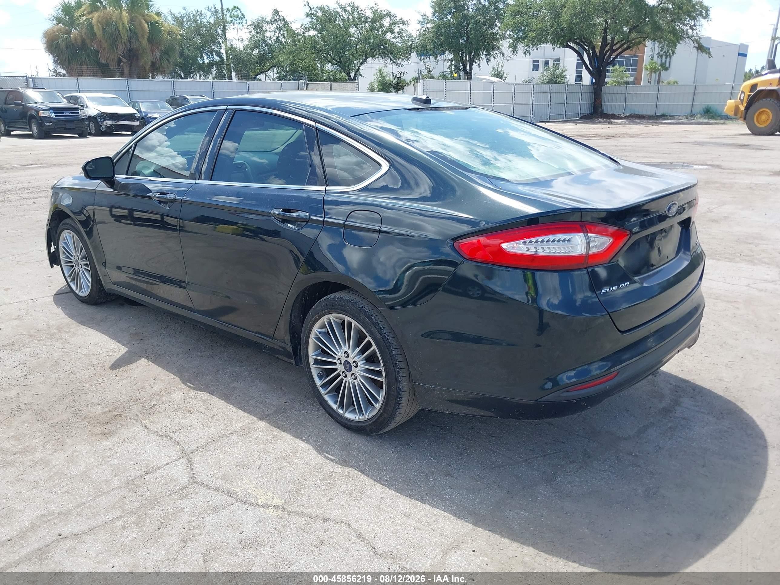 2014 Ford Fusion Se Green vin: 3FA6P0HD6ER224562