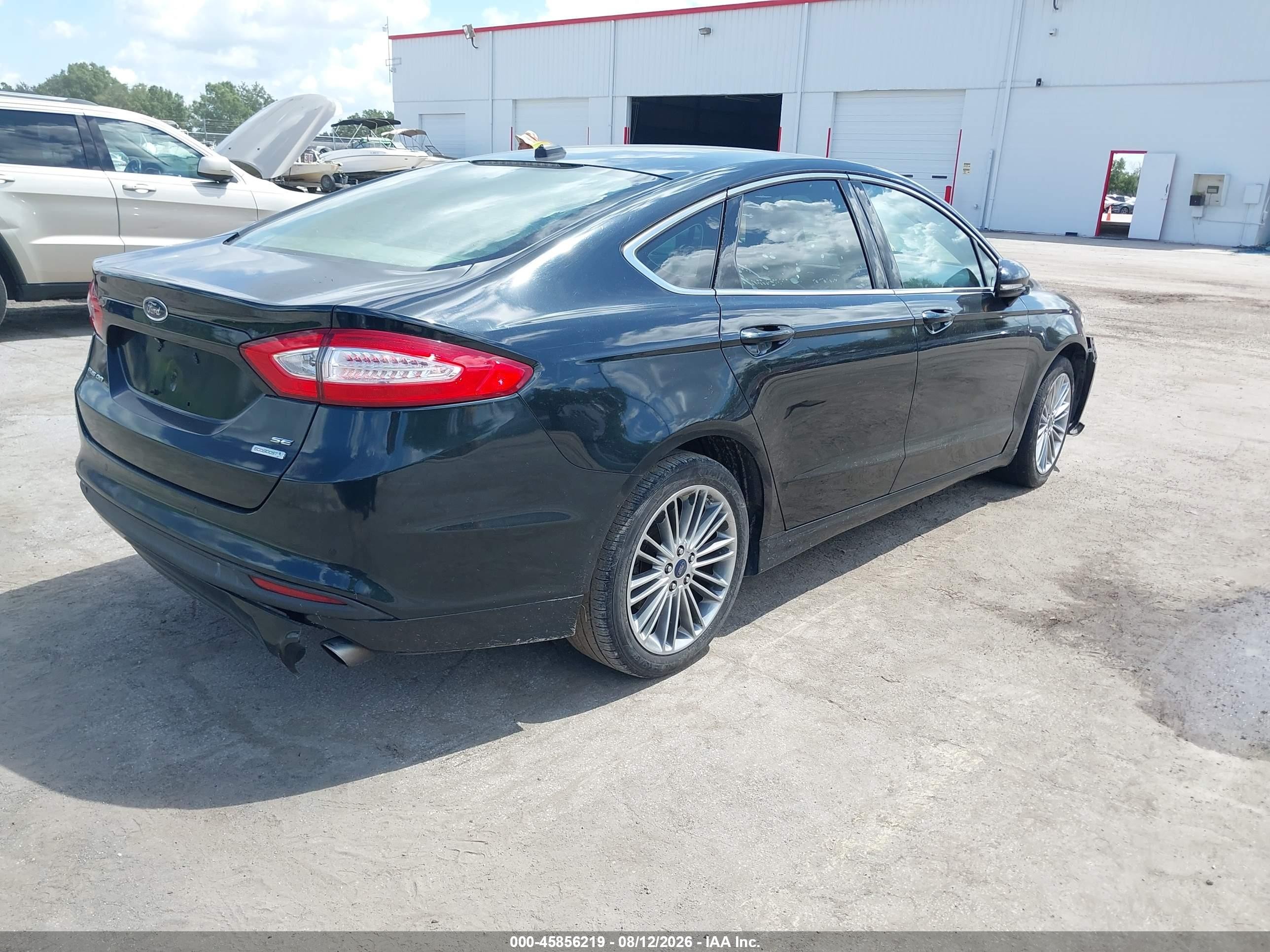 2014 Ford Fusion Se Green vin: 3FA6P0HD6ER224562