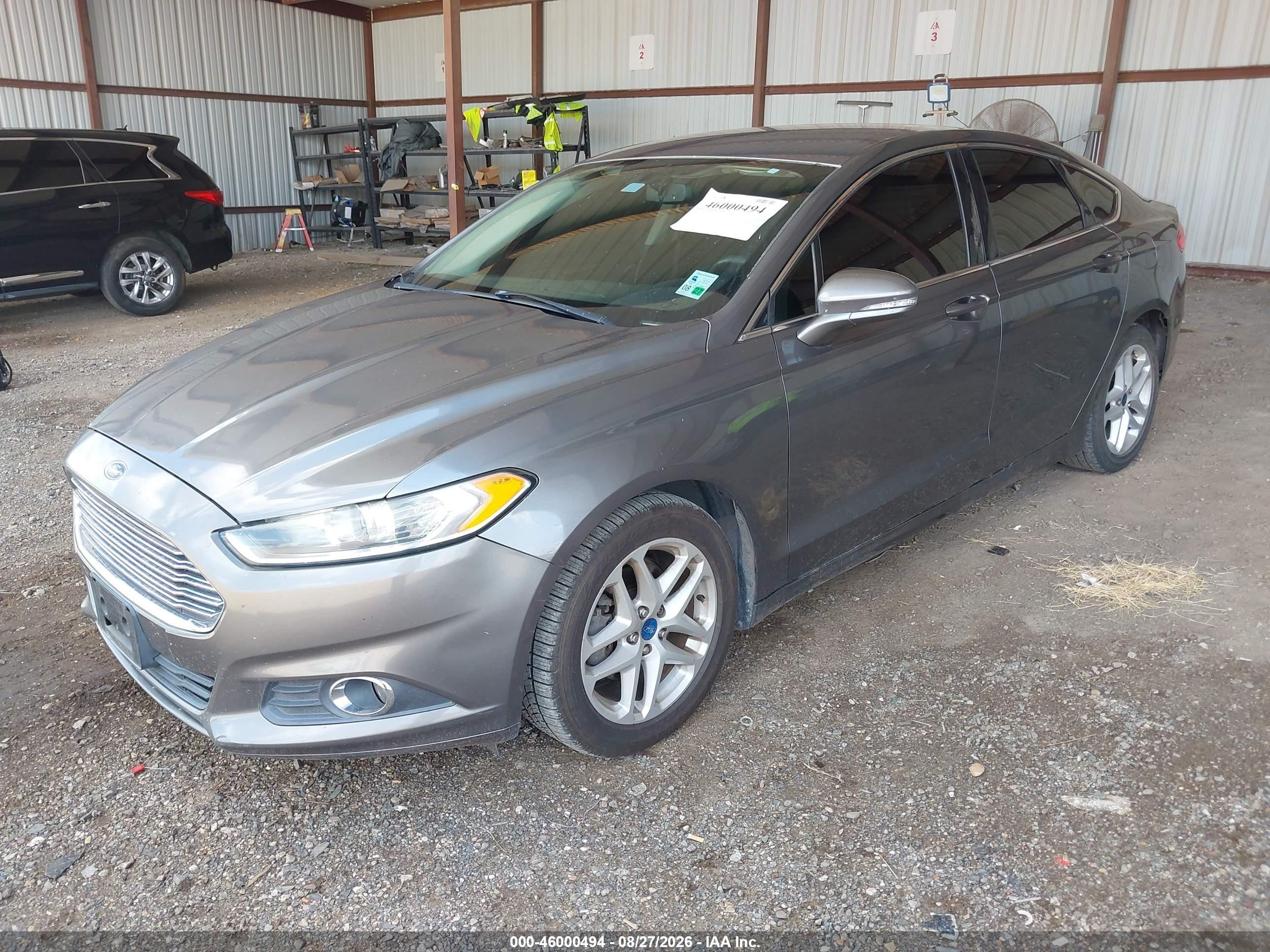 2014 Ford Fusion Se Silver vin: 3FA6P0HD6ER276905