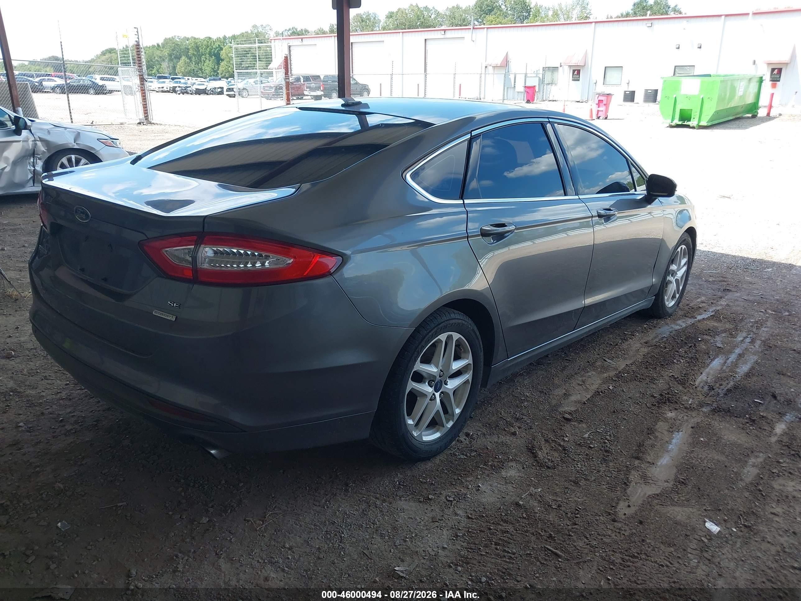 2014 Ford Fusion Se Silver vin: 3FA6P0HD6ER276905