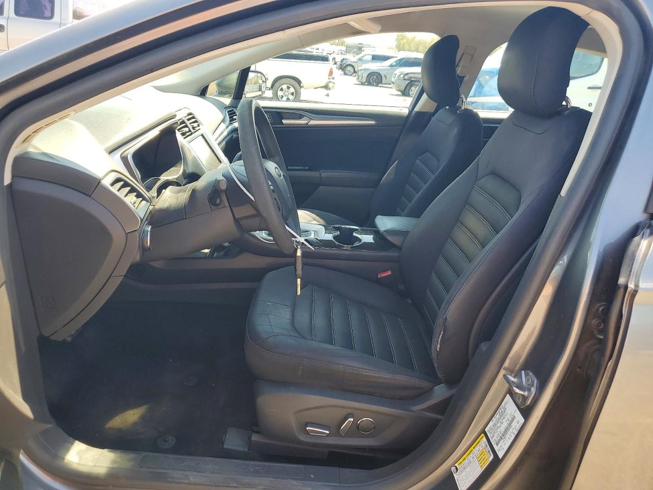 2014 Ford Fusion Se Gray vin: 3FA6P0HD6ER291856