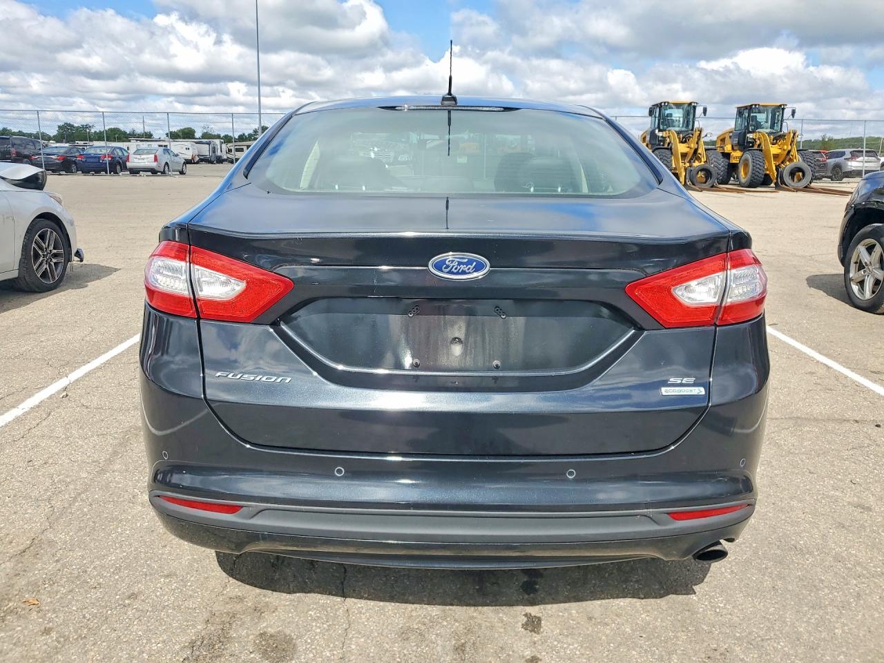 2014 Ford Fusion Se Черный vin: 3FA6P0HD6ER332065