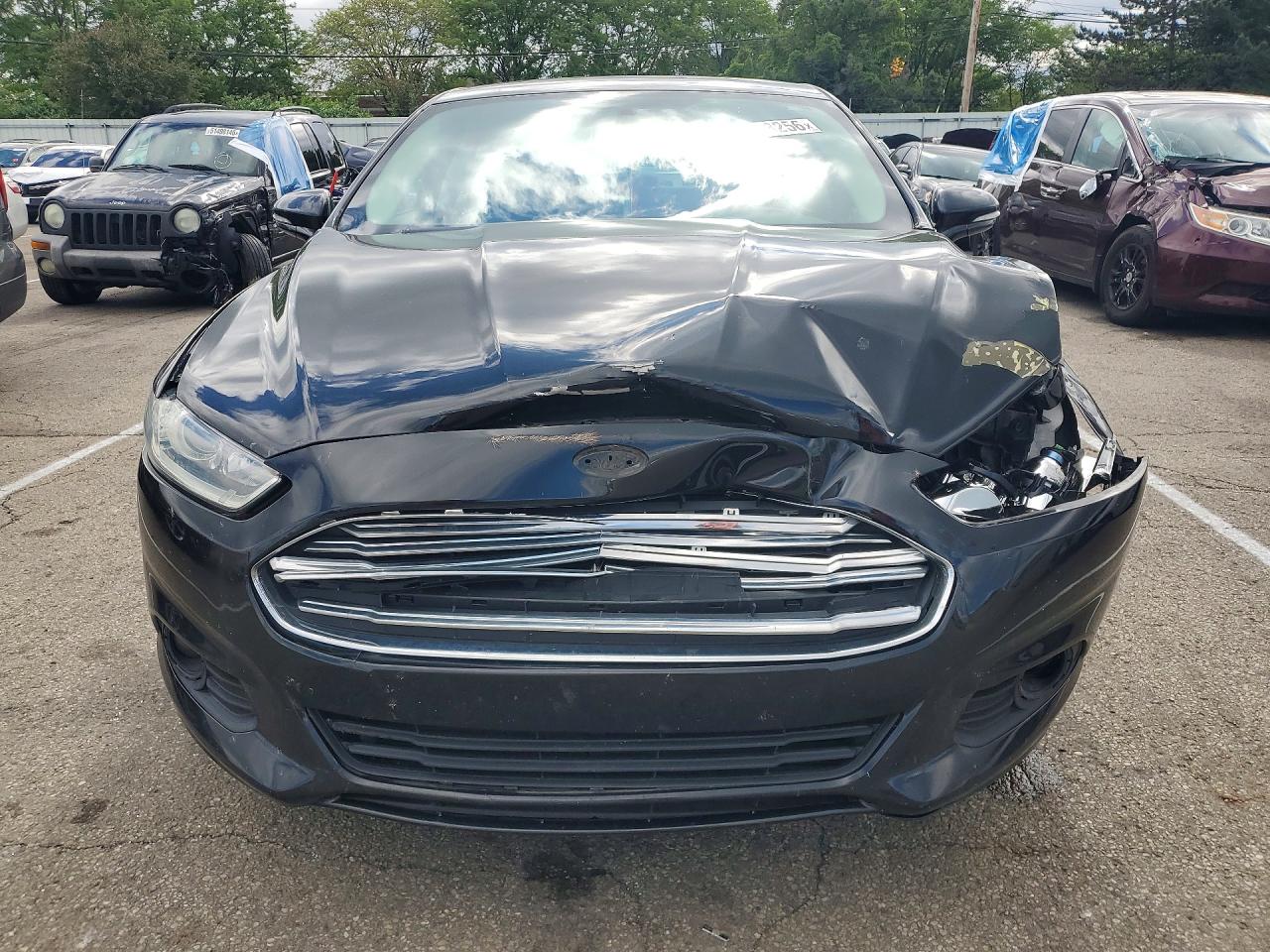 2014 Ford Fusion Se Черный vin: 3FA6P0HD6ER332065