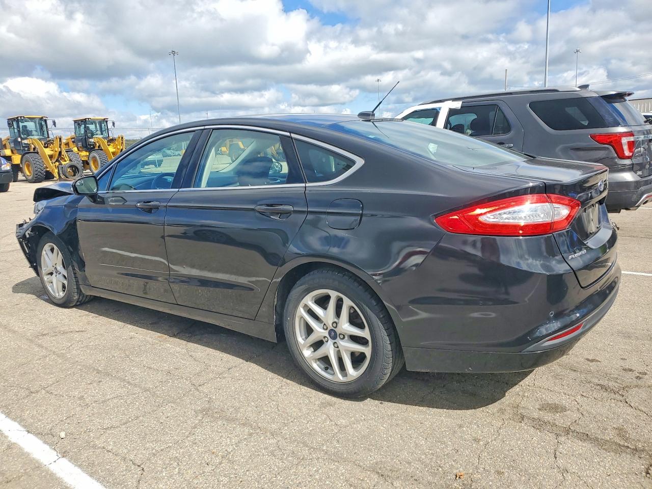 2014 Ford Fusion Se Черный vin: 3FA6P0HD6ER332065