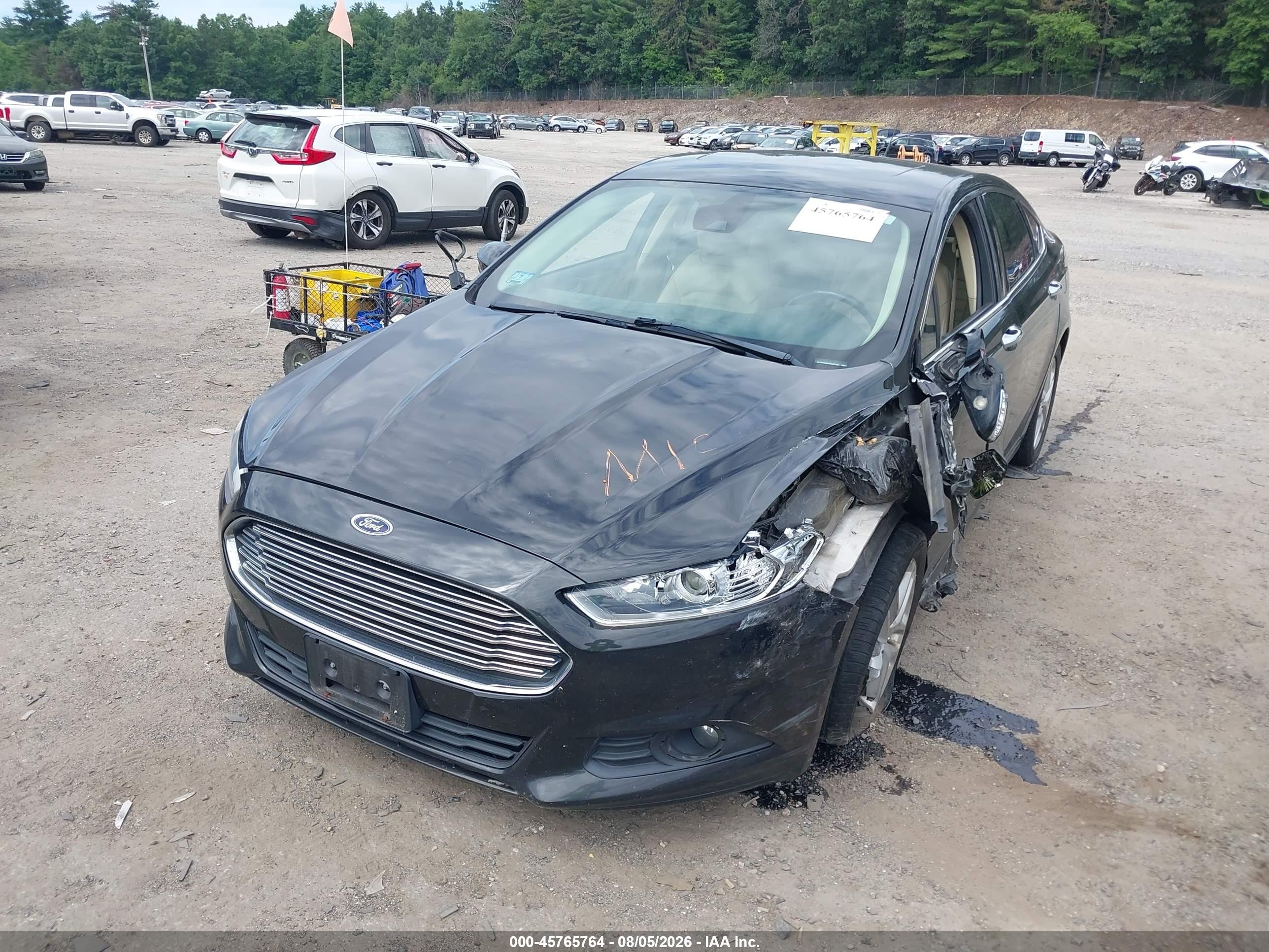 2014 Ford Fusion Se Black vin: 3FA6P0HD6ER345480