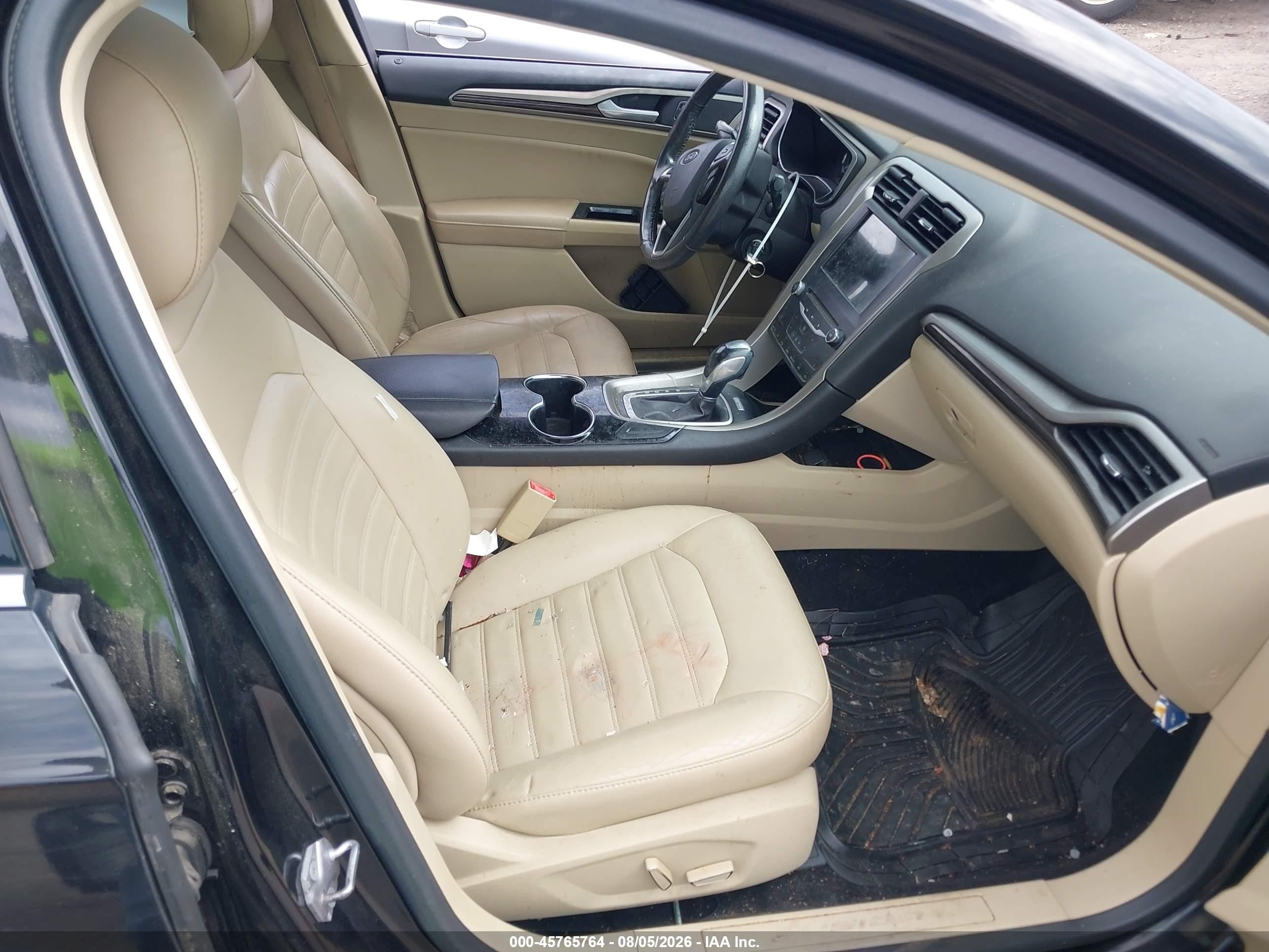 2014 Ford Fusion Se Black vin: 3FA6P0HD6ER345480