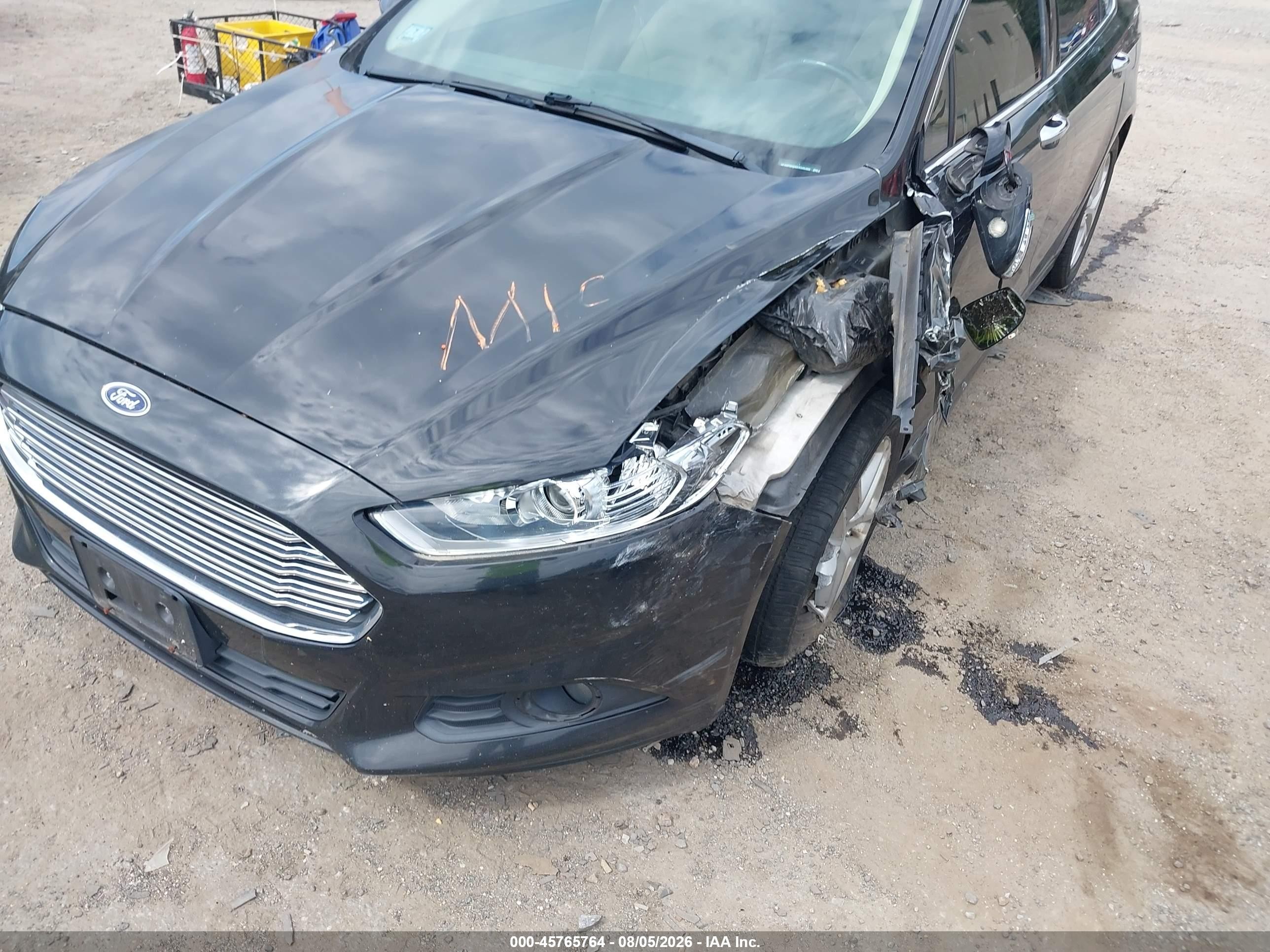 2014 Ford Fusion Se Black vin: 3FA6P0HD6ER345480