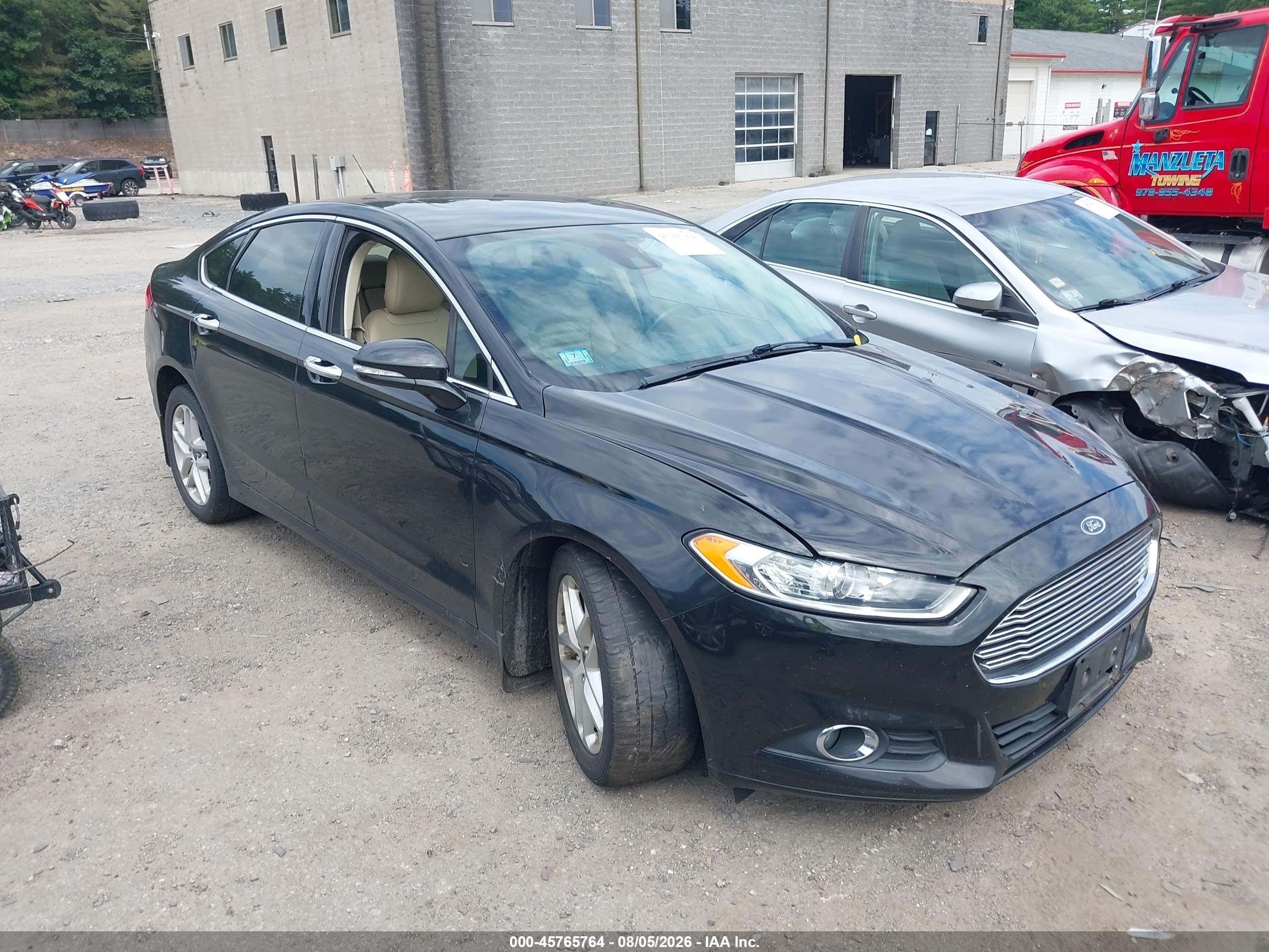 2014 Ford Fusion Se Черный vin: 3FA6P0HD6ER345480