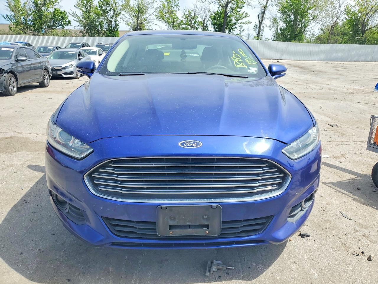 2014 Ford Fusion Se Blue vin: 3FA6P0HD6ER353465
