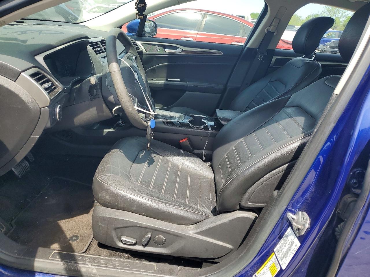 2014 Ford Fusion Se Blue vin: 3FA6P0HD6ER353465