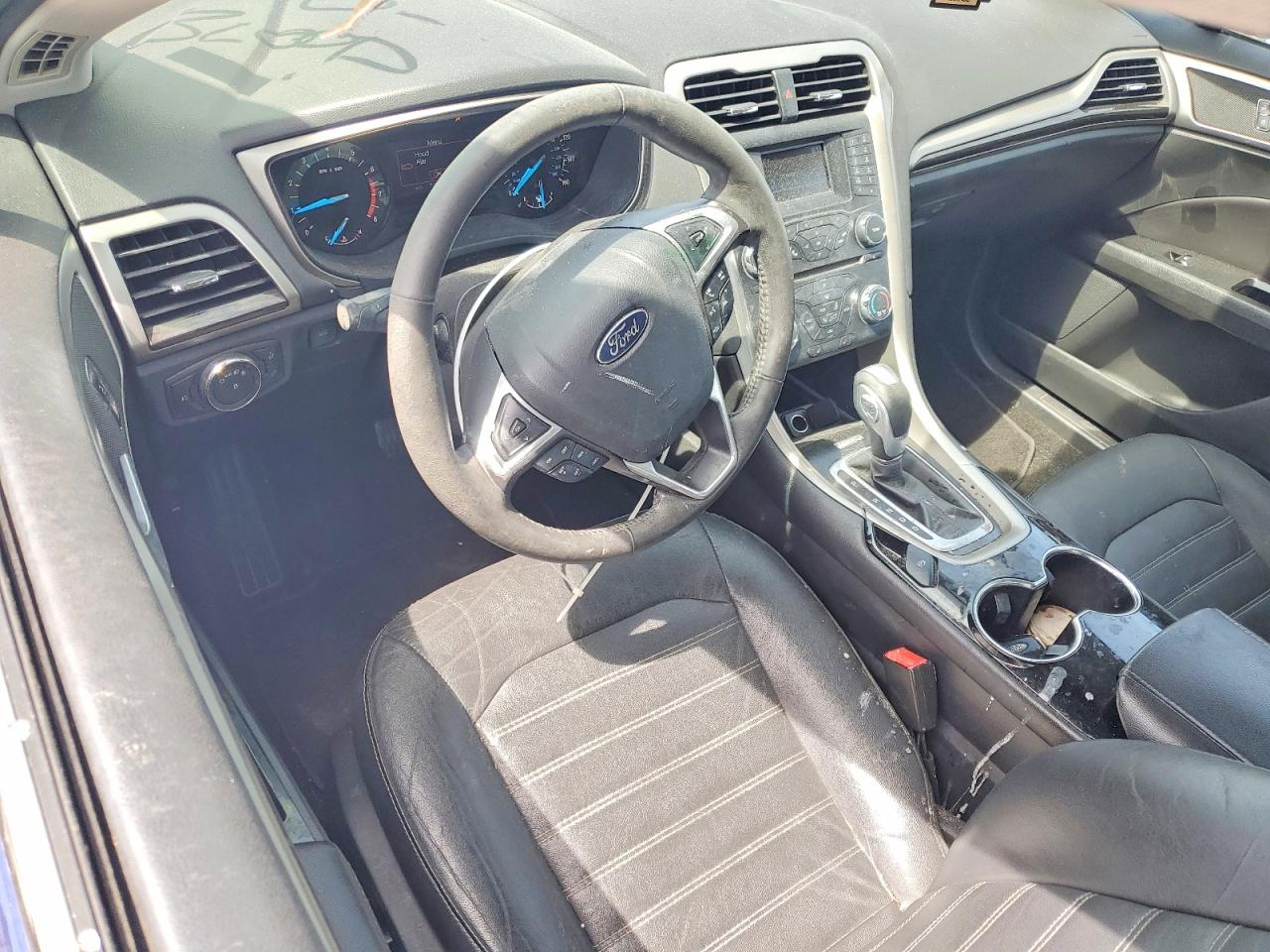 2014 Ford Fusion Se Blue vin: 3FA6P0HD6ER353465
