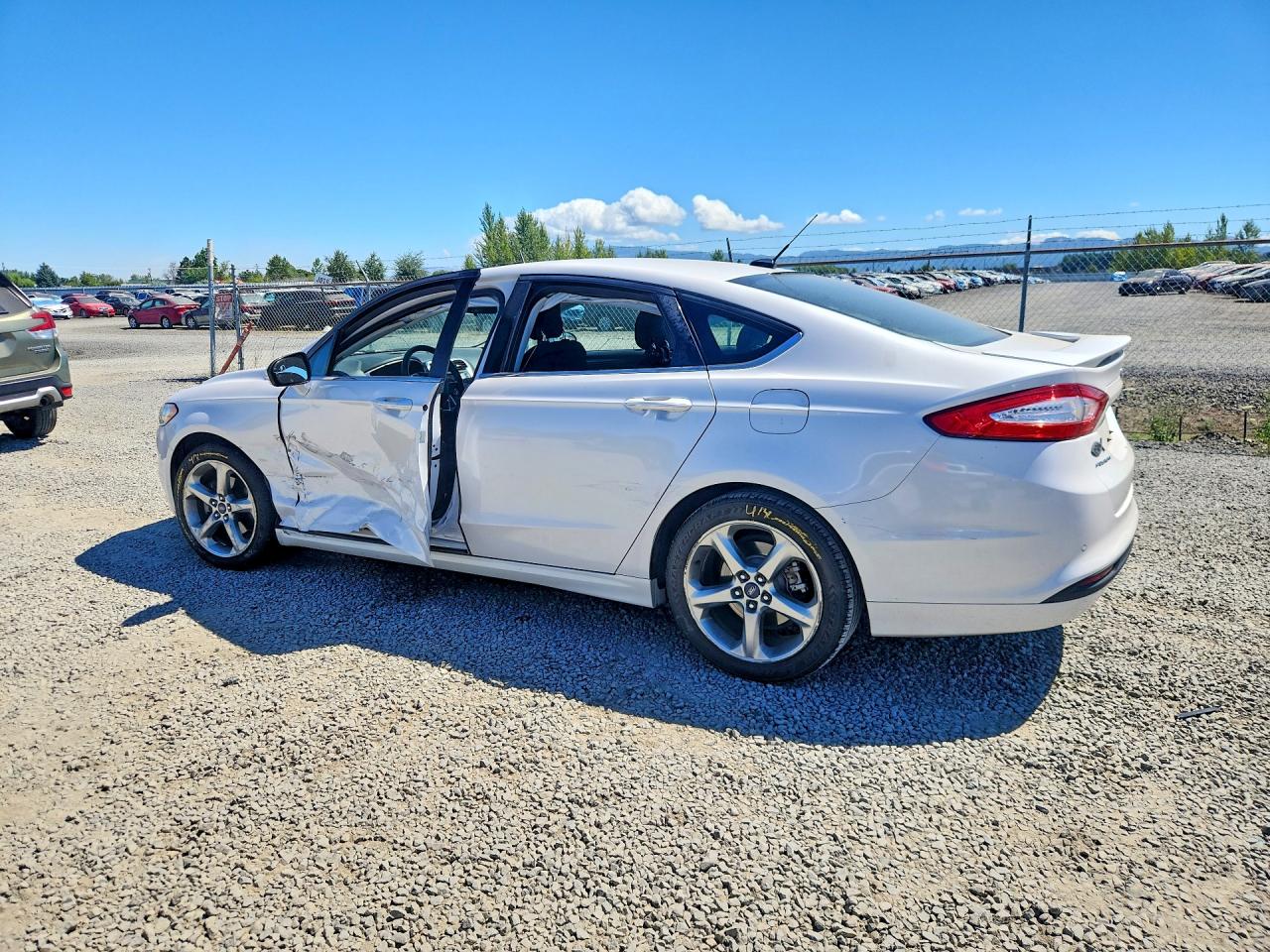 2014 Ford Fusion Se White vin: 3FA6P0HD6ER357788