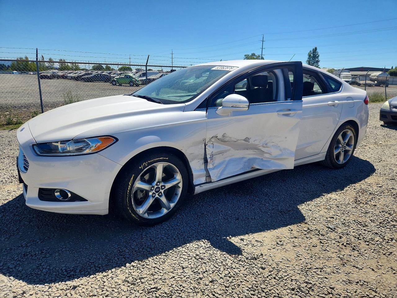 2014 Ford Fusion Se White vin: 3FA6P0HD6ER357788