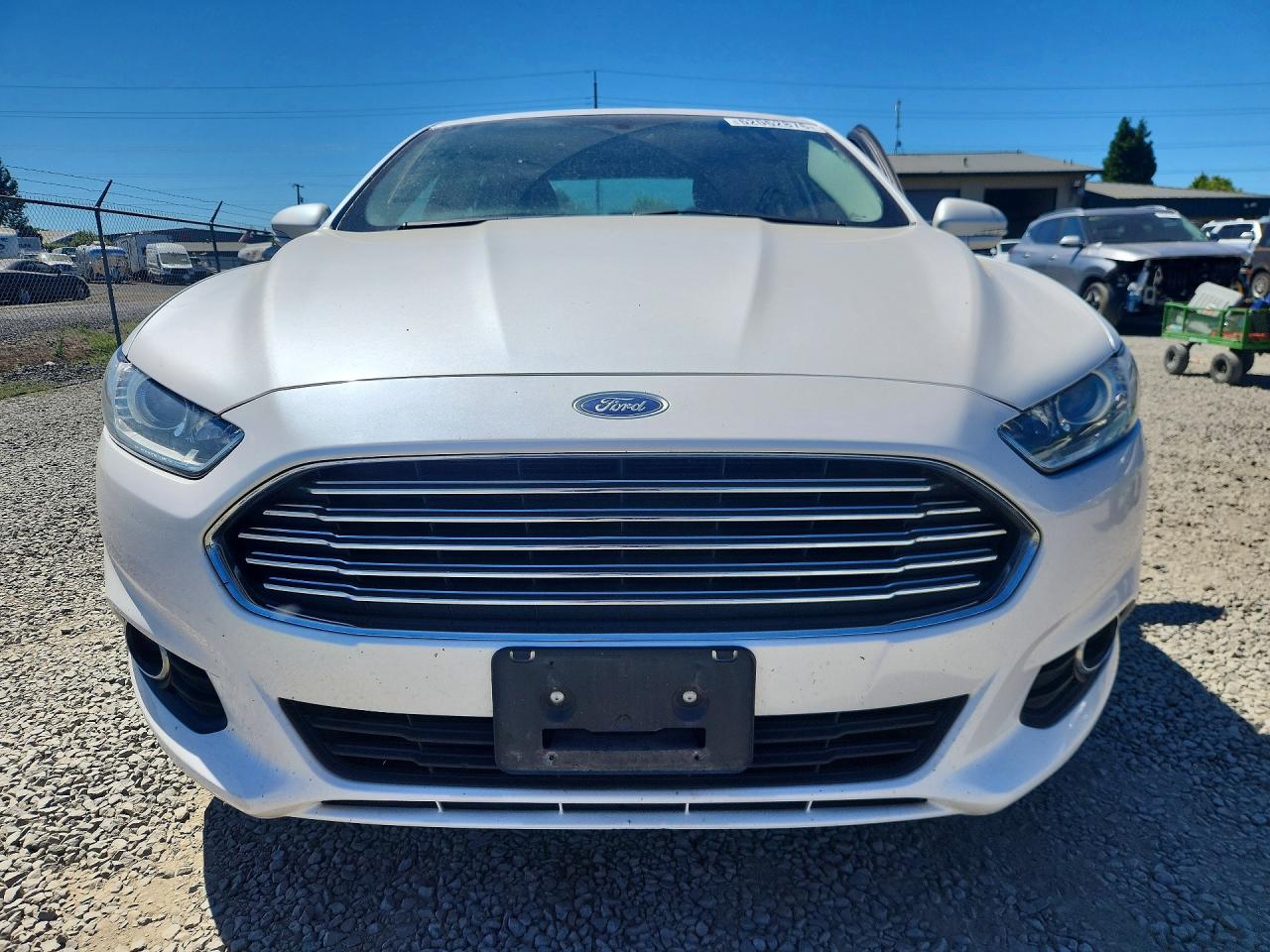 2014 Ford Fusion Se White vin: 3FA6P0HD6ER357788