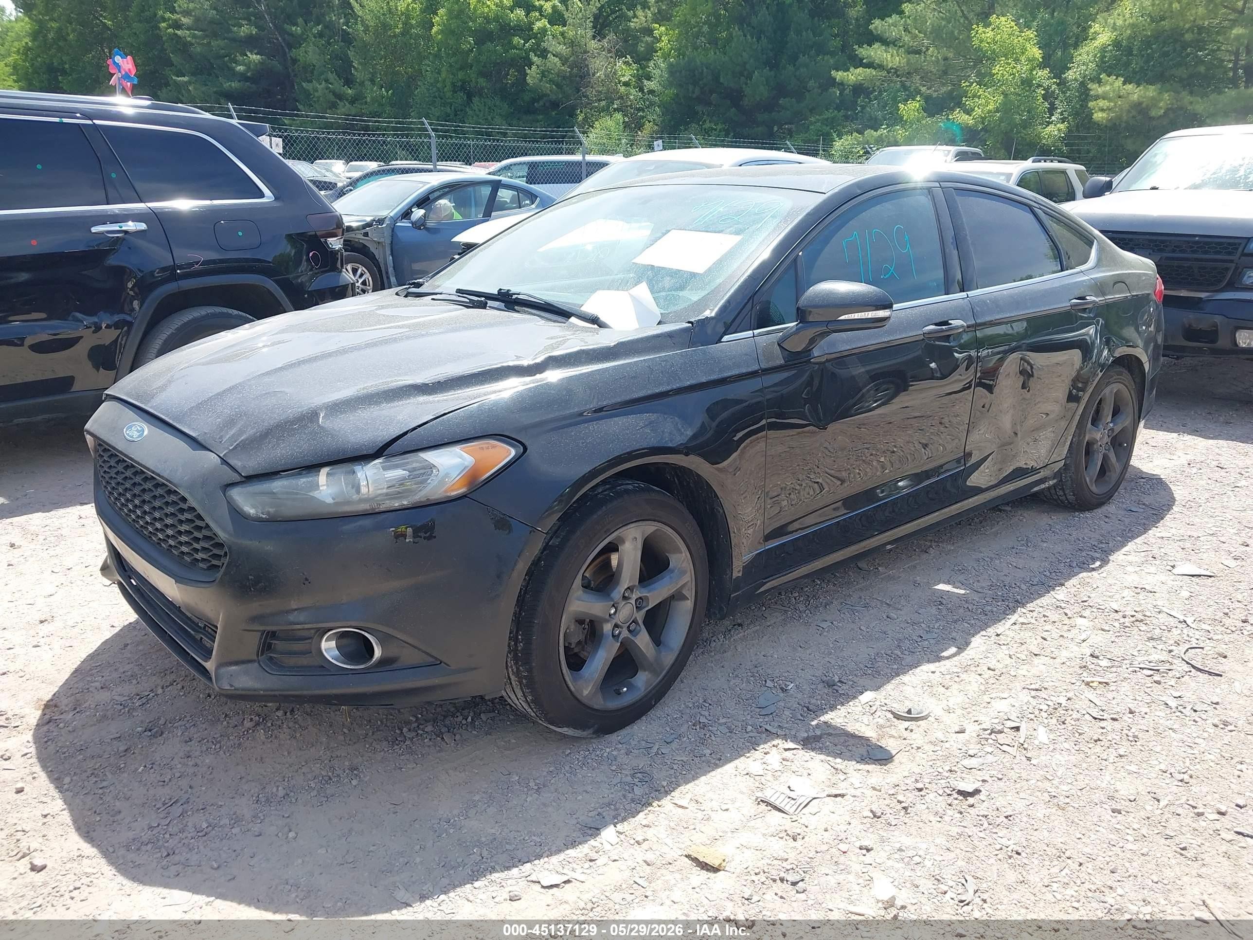 2015 Ford Fusion Se Black vin: 3FA6P0HD6FR105007