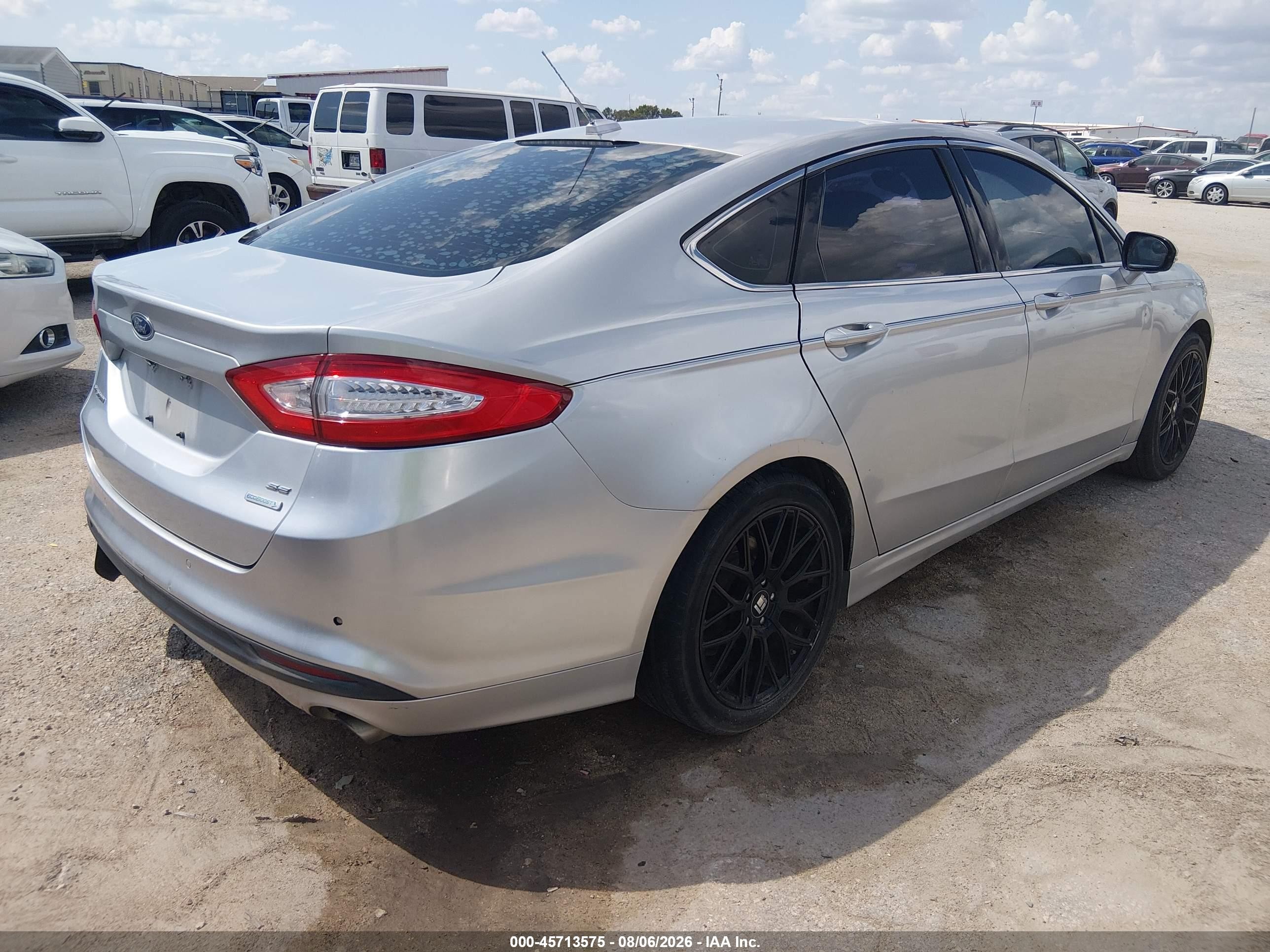 2015 Ford Fusion Se Silver vin: 3FA6P0HD6FR132160