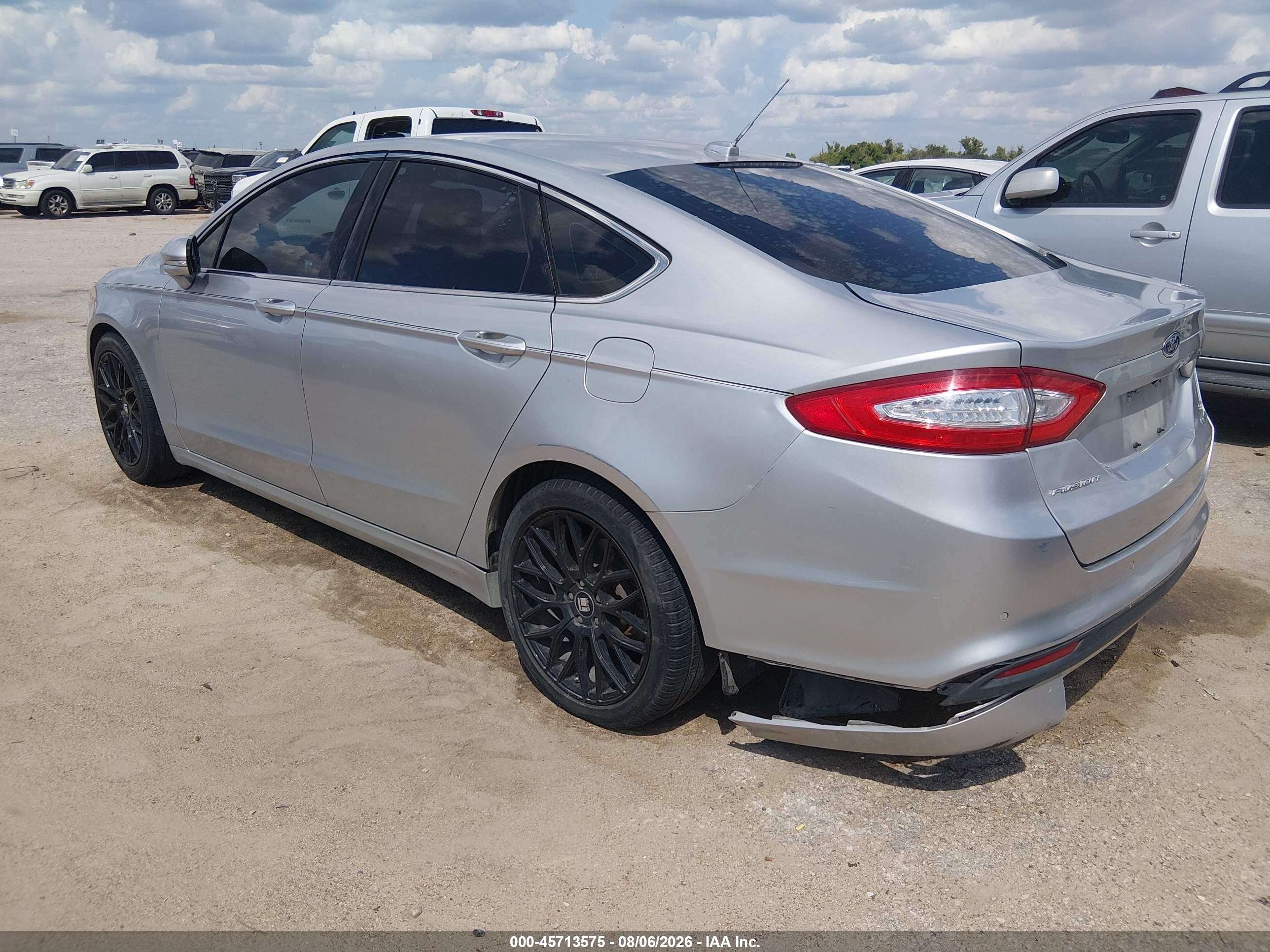 2015 Ford Fusion Se Silver vin: 3FA6P0HD6FR132160