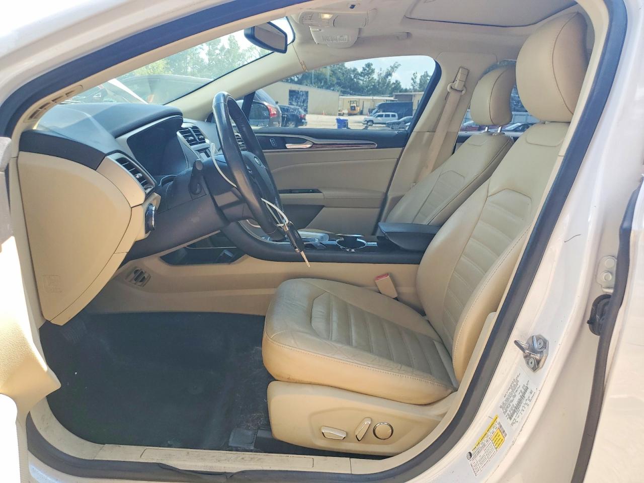 2015 Ford Fusion Se White vin: 3FA6P0HD6FR211070